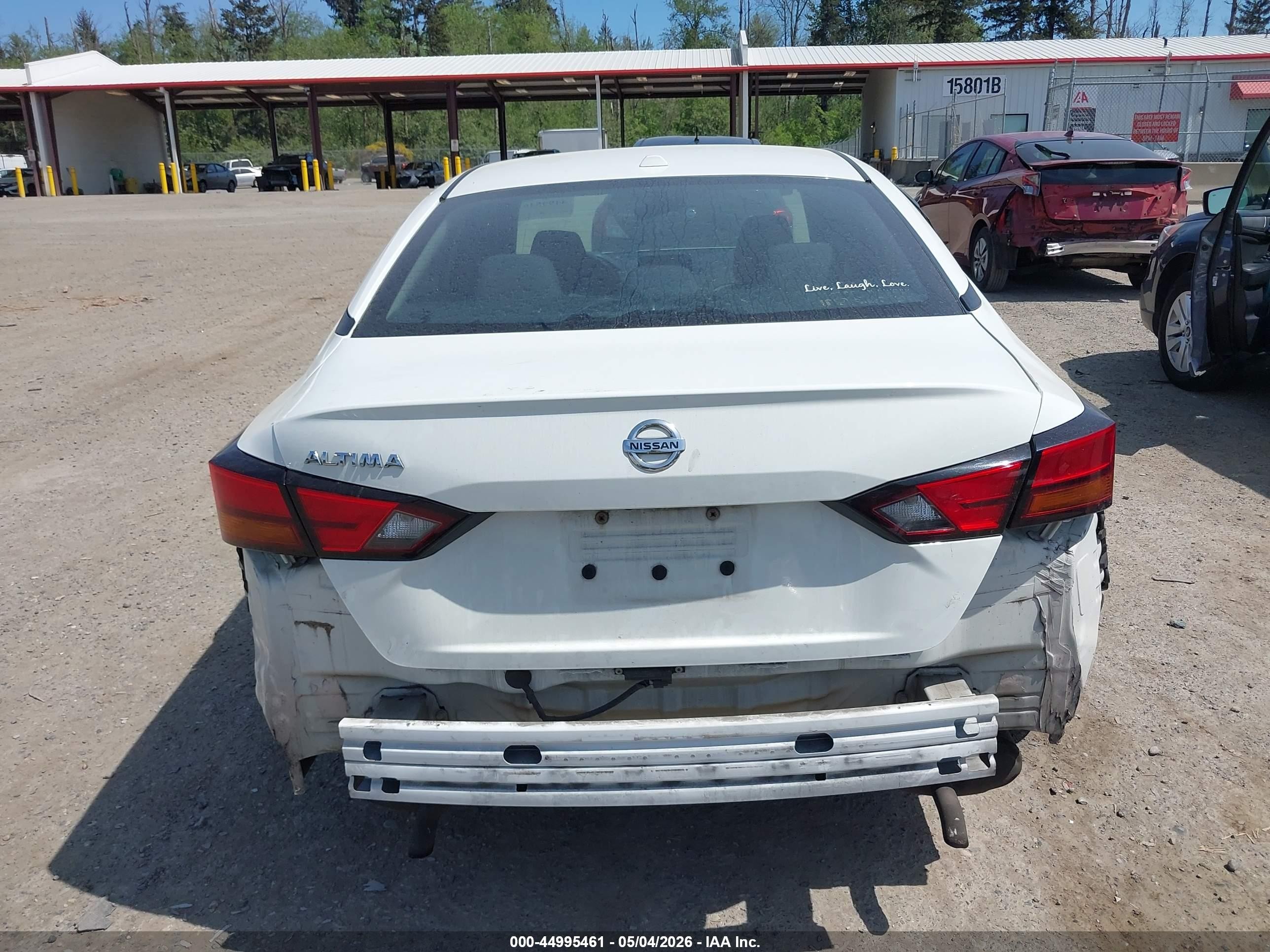 2019 Nissan Altima 2.5 S Белый vin: 1N4BL4BV8KC175586