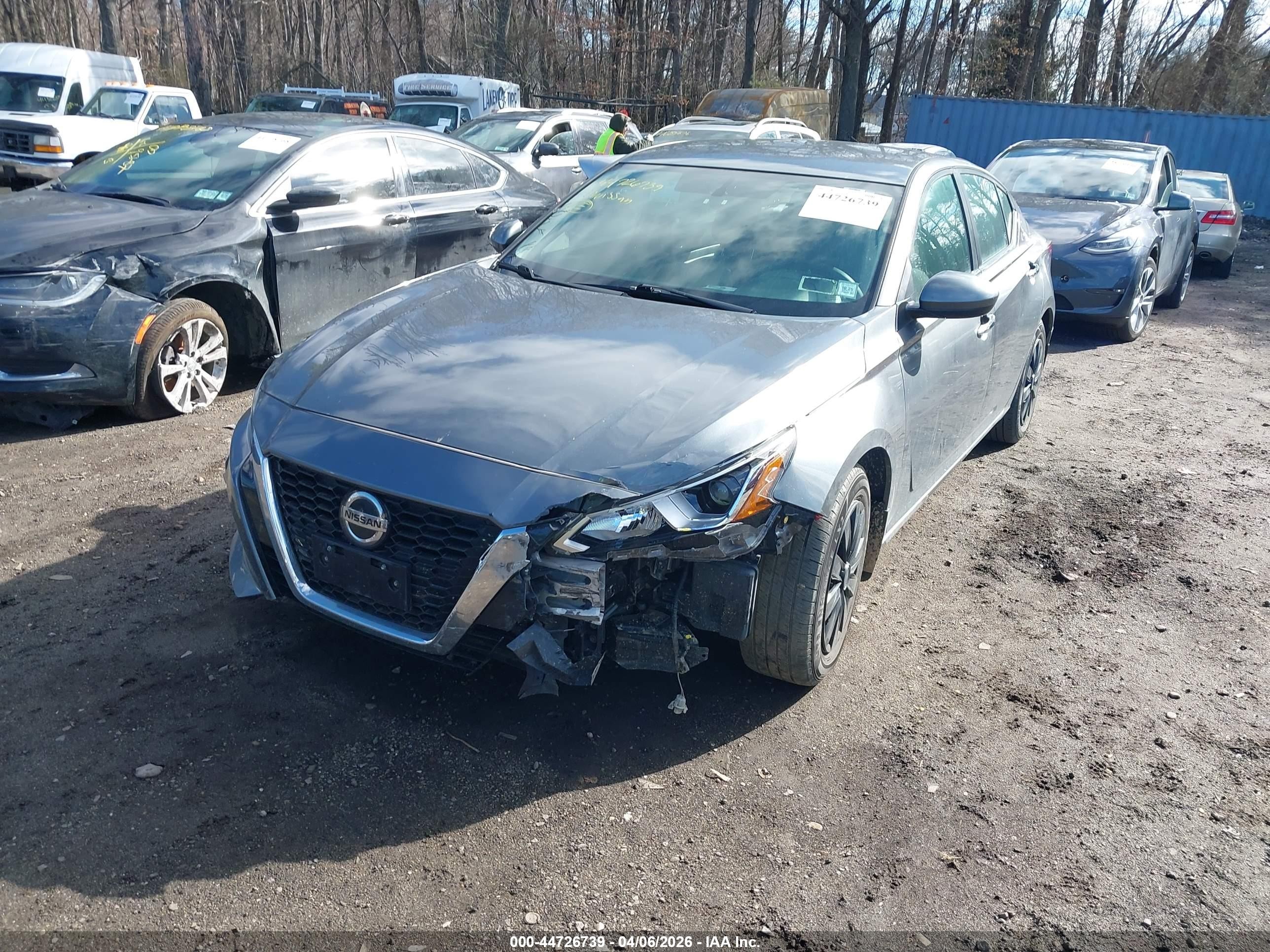 2019 Nissan Altima 2.5 S Серый vin: 1N4BL4BV8KC236855