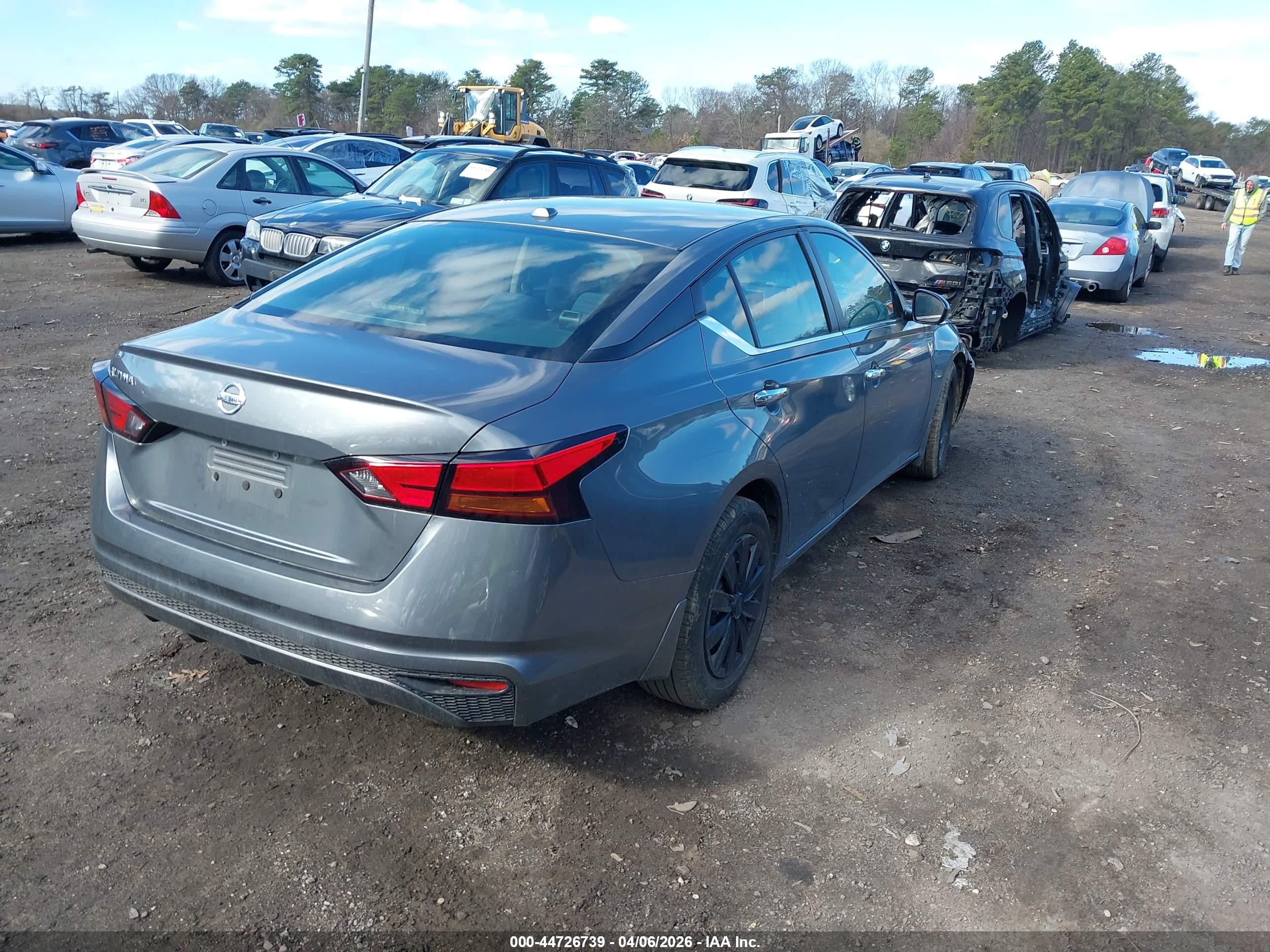 2019 Nissan Altima 2.5 S Серый vin: 1N4BL4BV8KC236855
