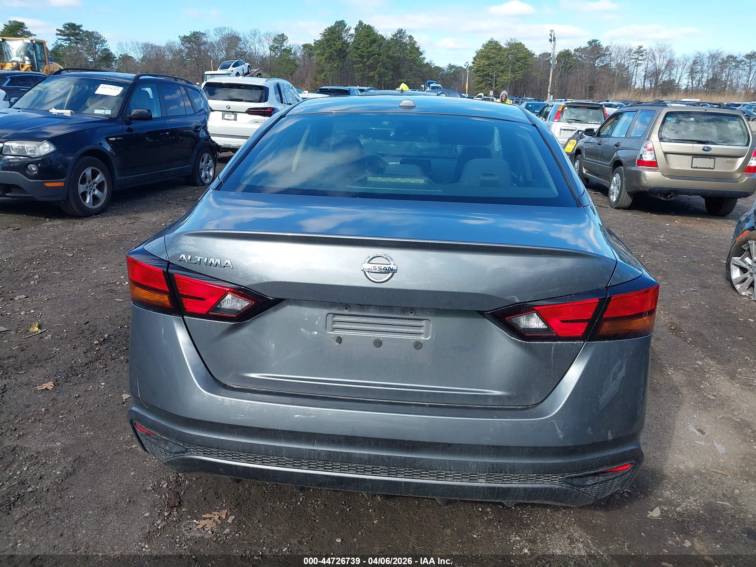 2019 Nissan Altima 2.5 S Серый vin: 1N4BL4BV8KC236855
