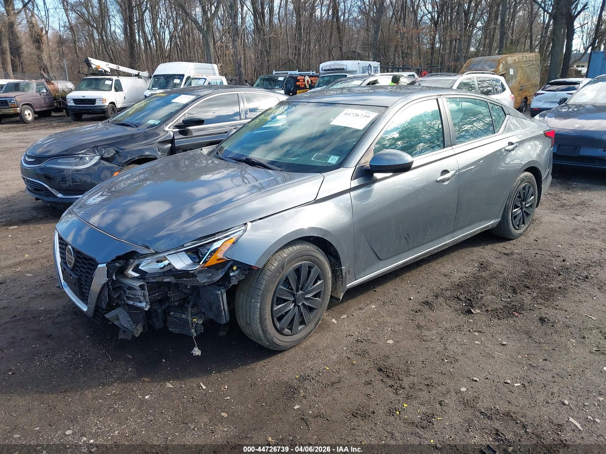 2019 Nissan Altima 2.5 S Серый vin: 1N4BL4BV8KC236855