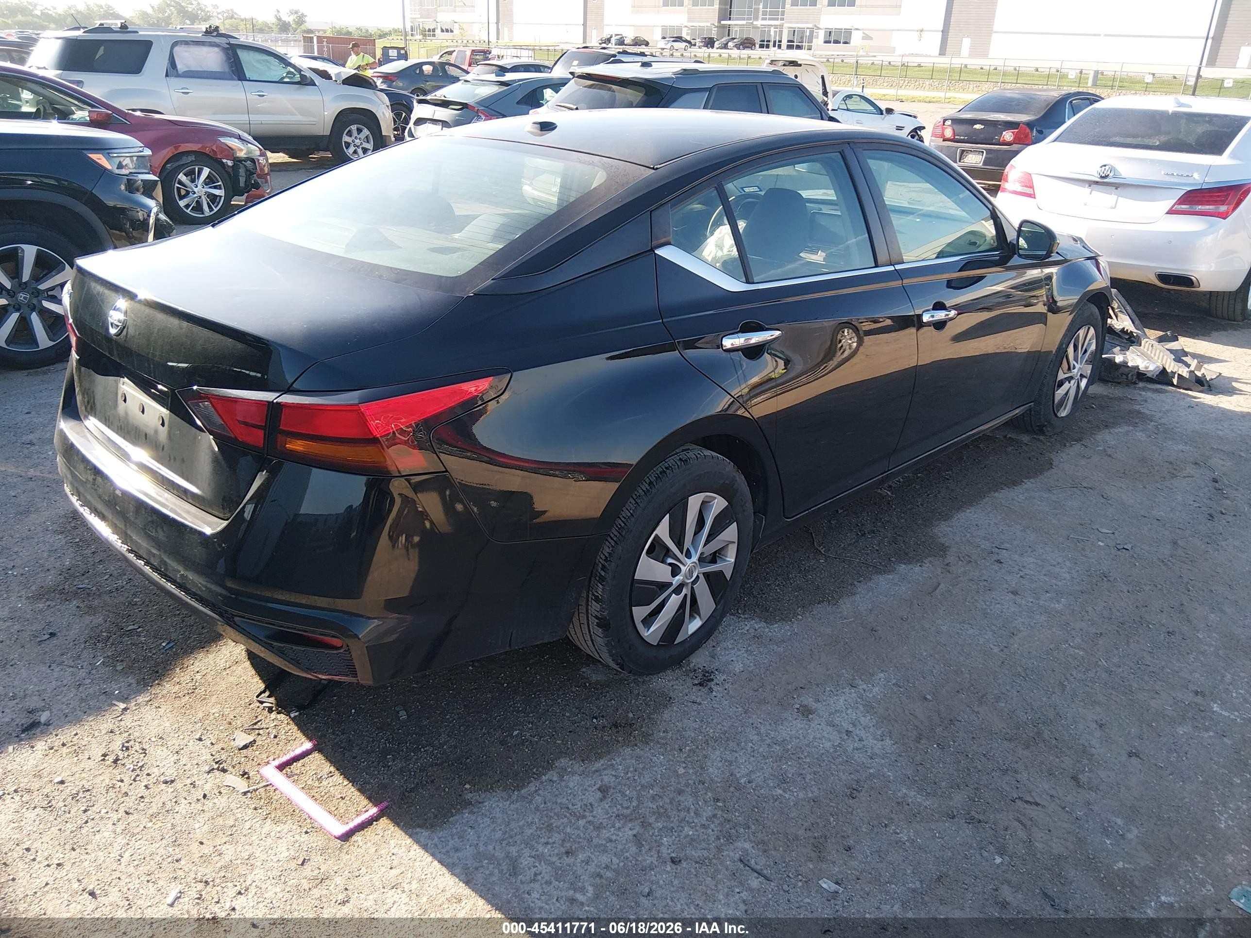 2020 Nissan Altima S Fwd Black vin: 1N4BL4BV8LC196276