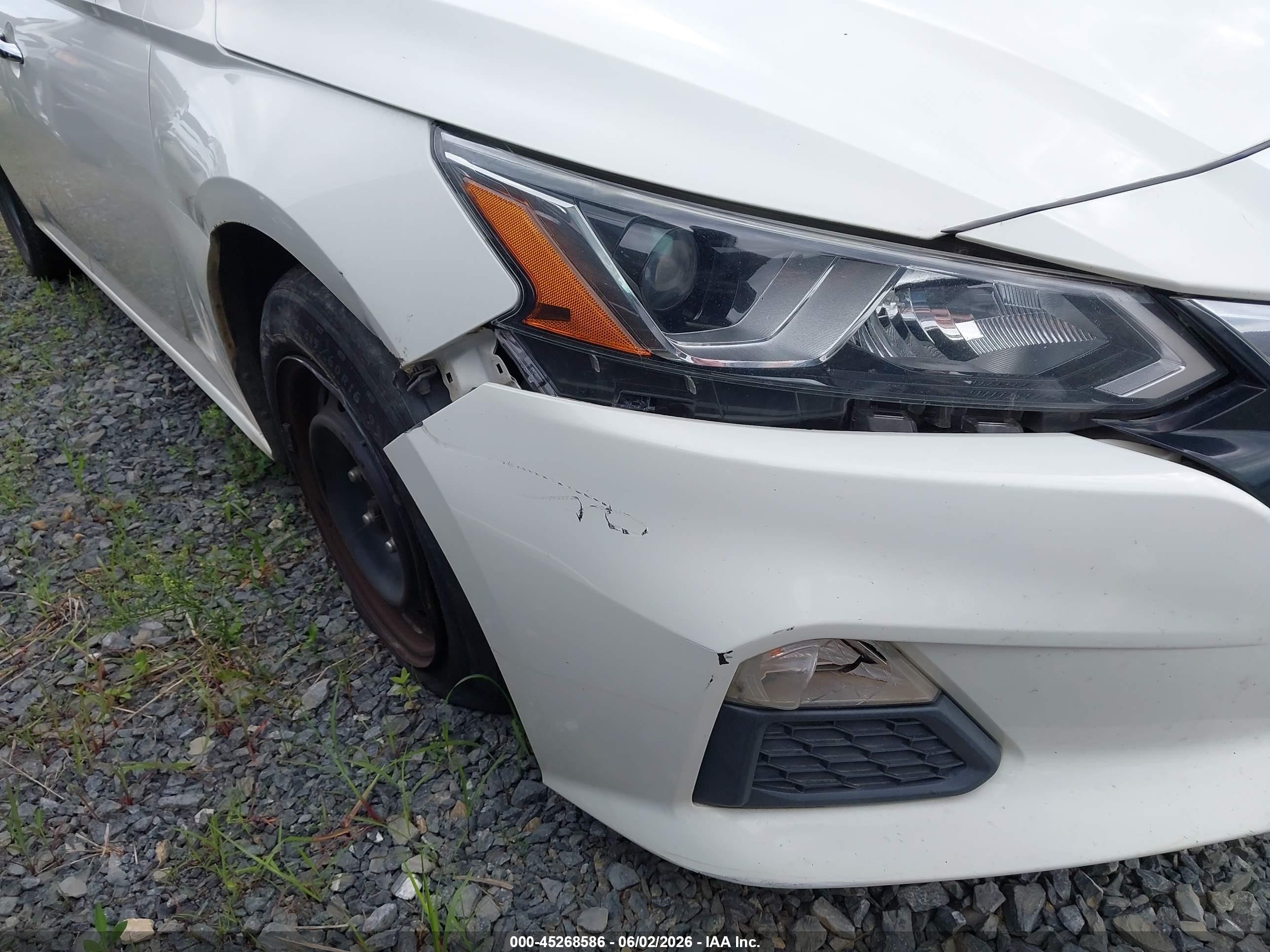 2020 Nissan Altima S Fwd White vin: 1N4BL4BV8LC197251
