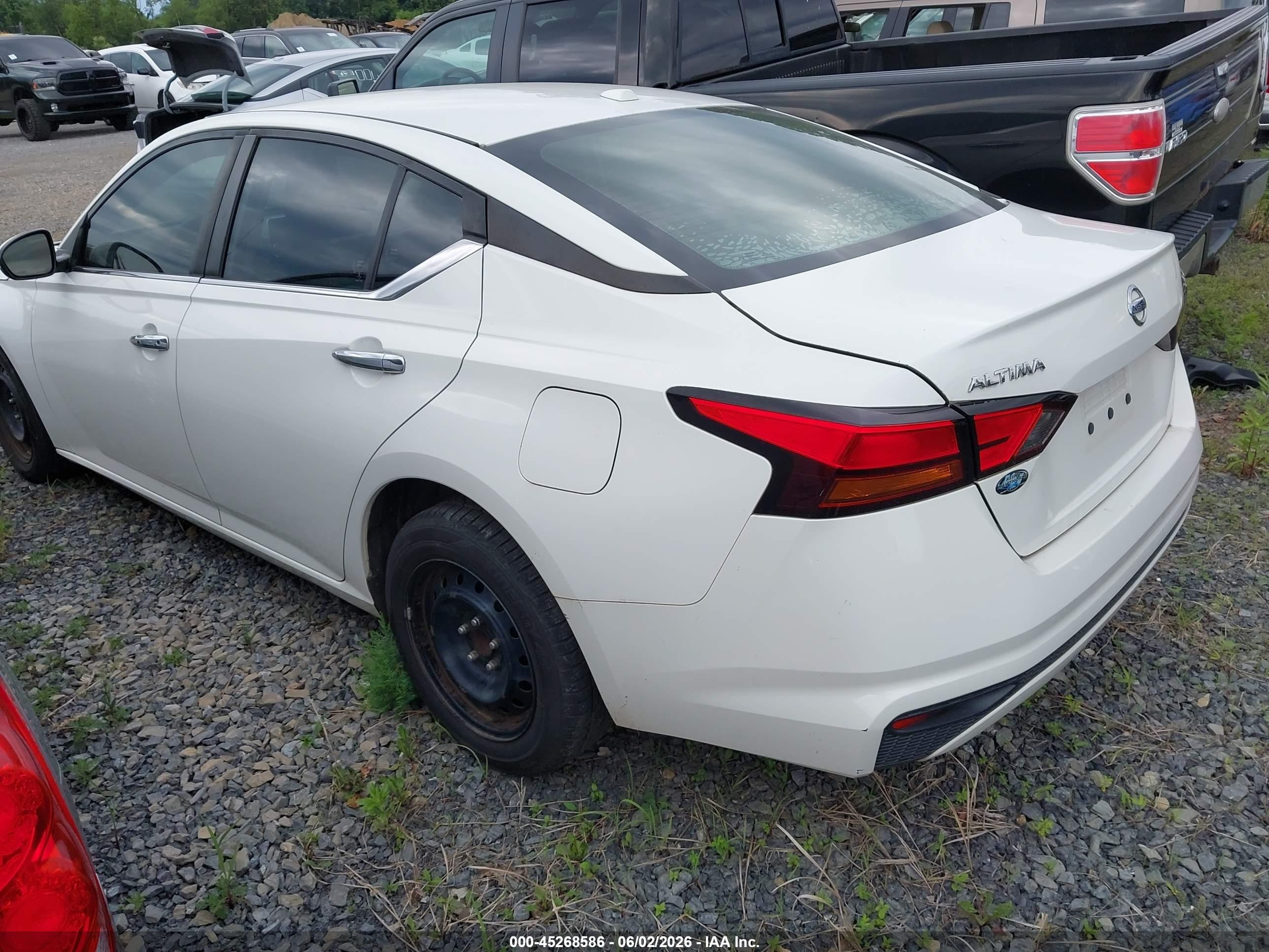 2020 Nissan Altima S Fwd White vin: 1N4BL4BV8LC197251