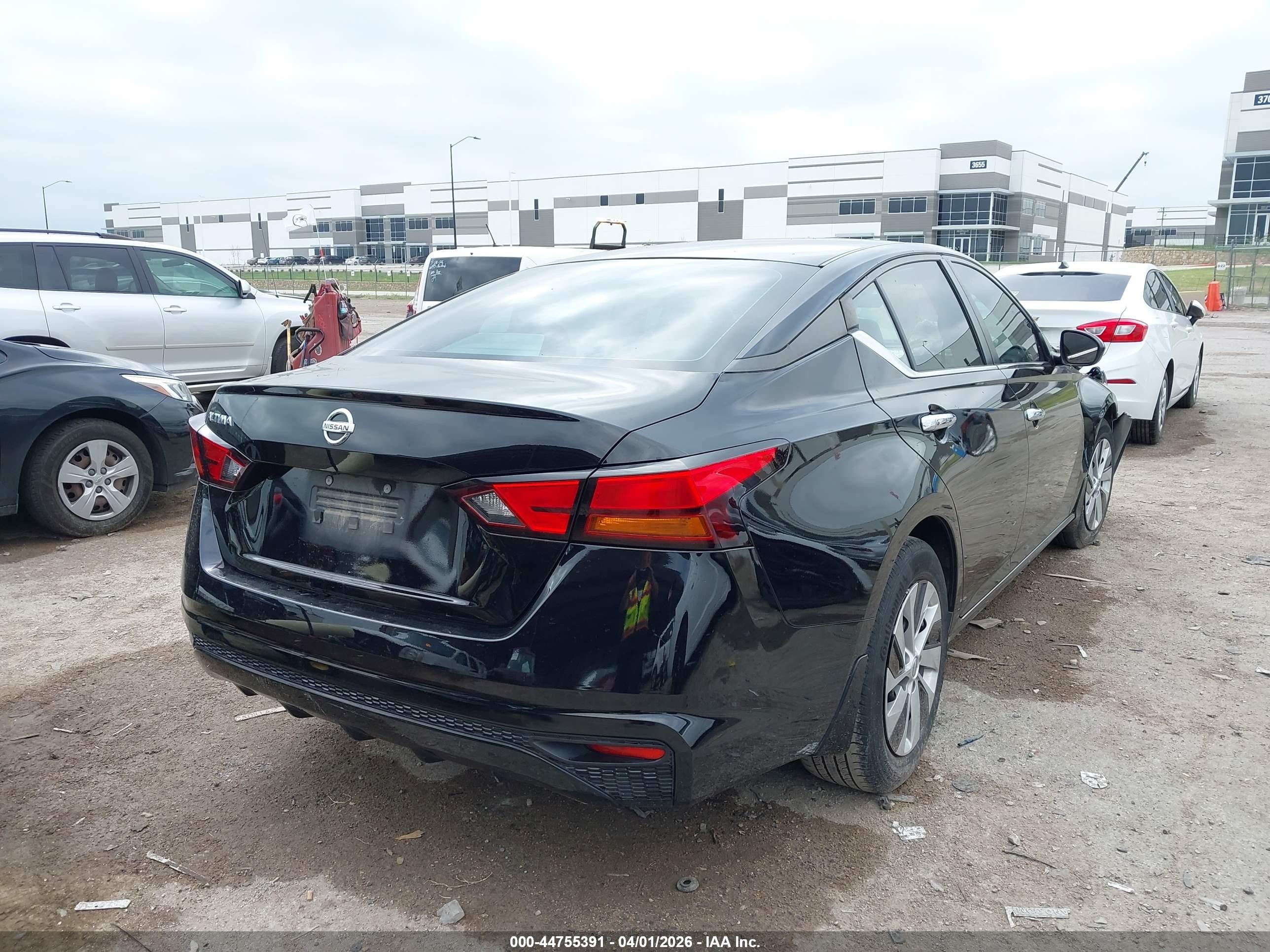 2022 Nissan Altima S Fwd Черный vin: 1N4BL4BV8NN357040