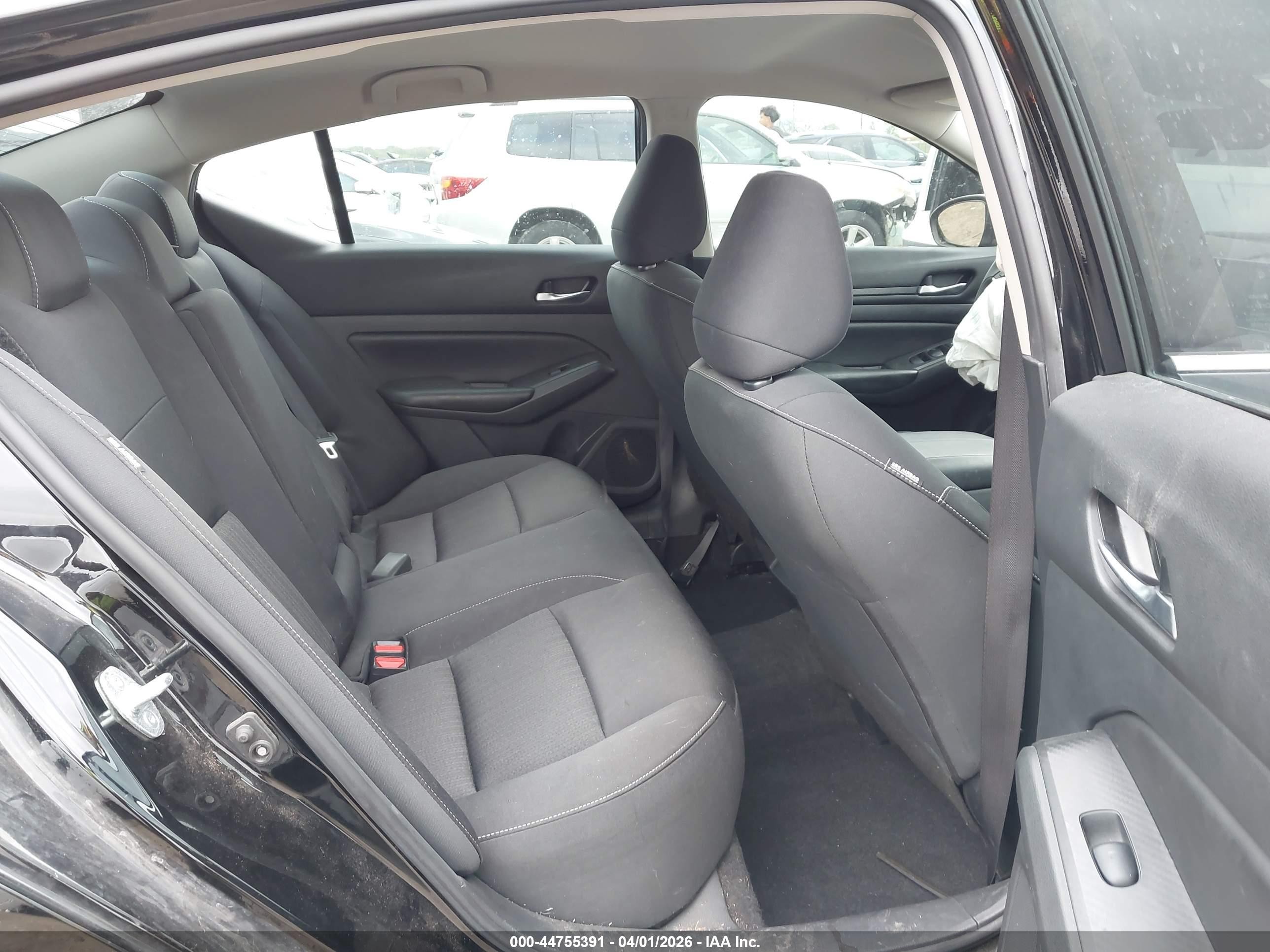 2022 Nissan Altima S Fwd Черный vin: 1N4BL4BV8NN357040