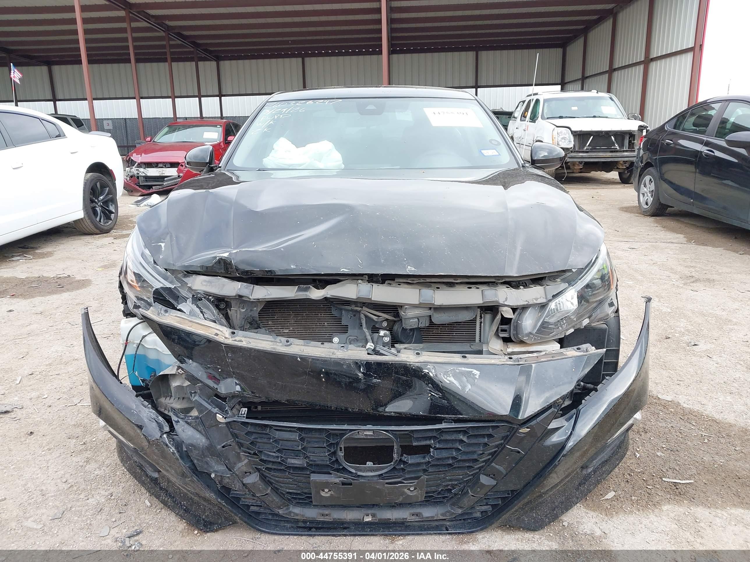 2022 Nissan Altima S Fwd Черный vin: 1N4BL4BV8NN357040