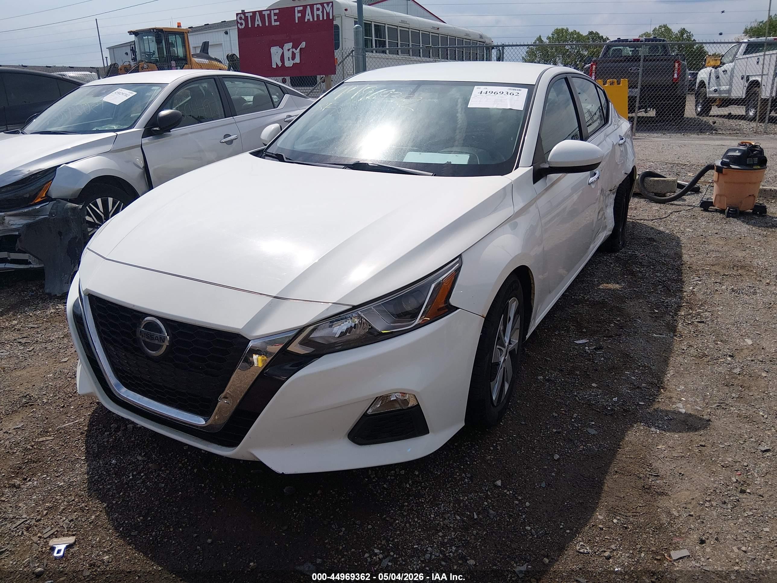 2020 Nissan Altima S Fwd White vin: 1N4BL4BV9LC251091