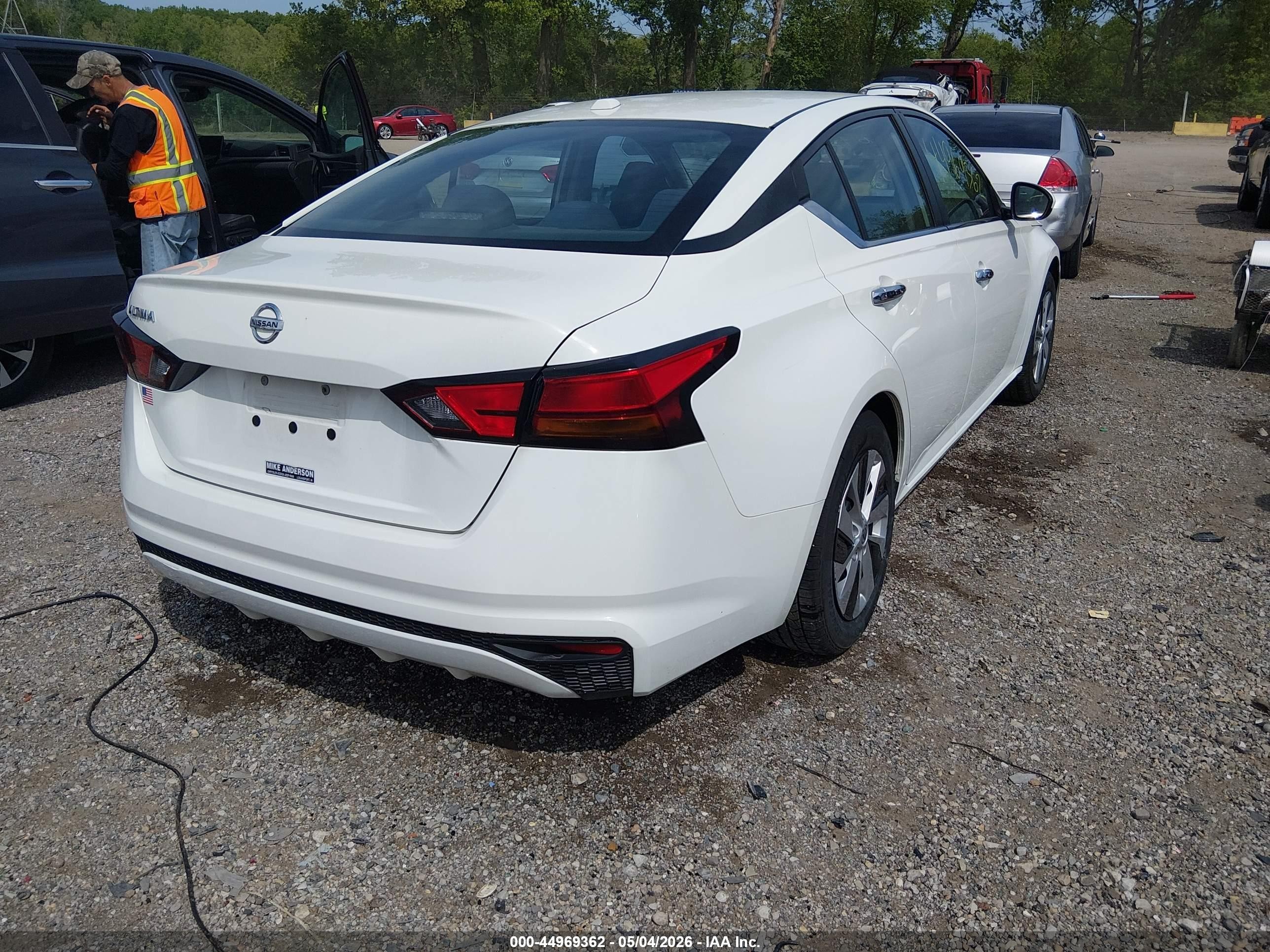 2020 Nissan Altima S Fwd White vin: 1N4BL4BV9LC251091