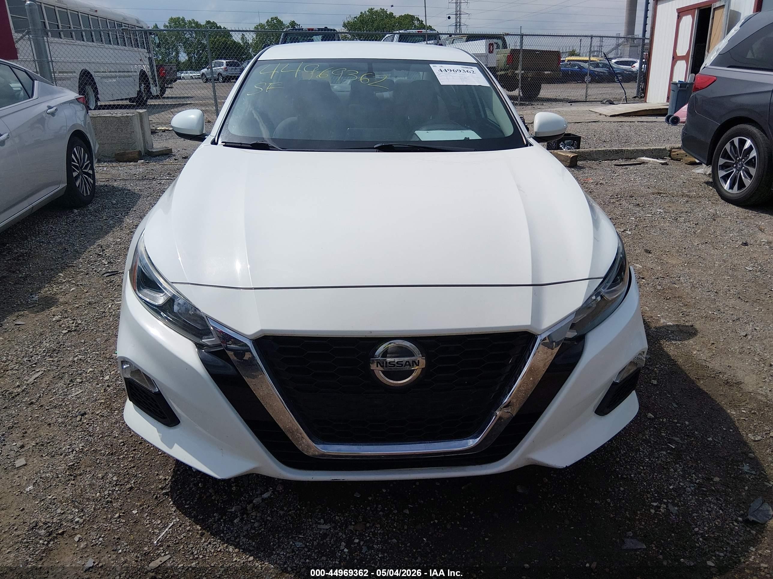 2020 Nissan Altima S Fwd White vin: 1N4BL4BV9LC251091