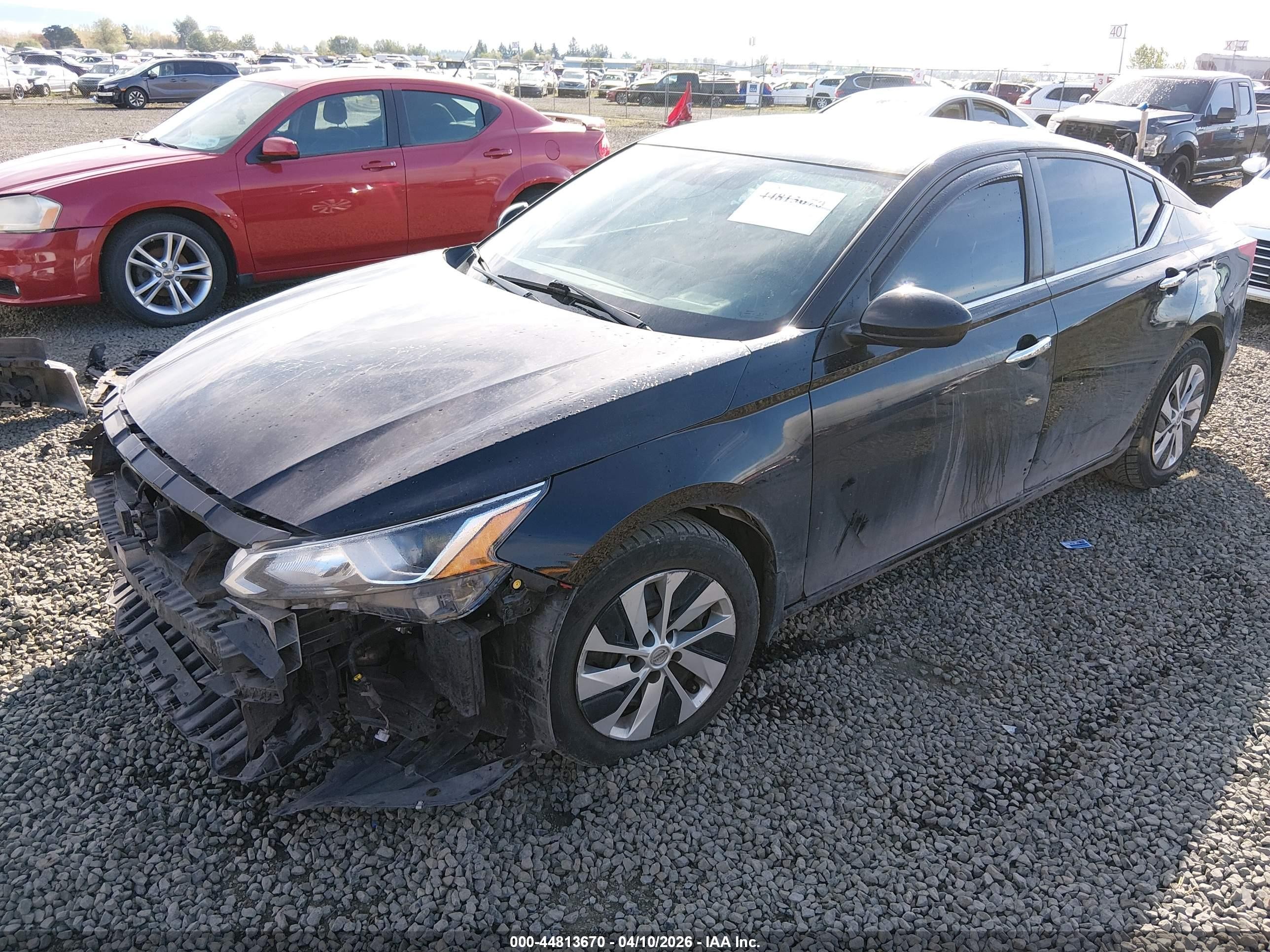 2020 Nissan Altima S Fwd Черный vin: 1N4BL4BVXLC203499
