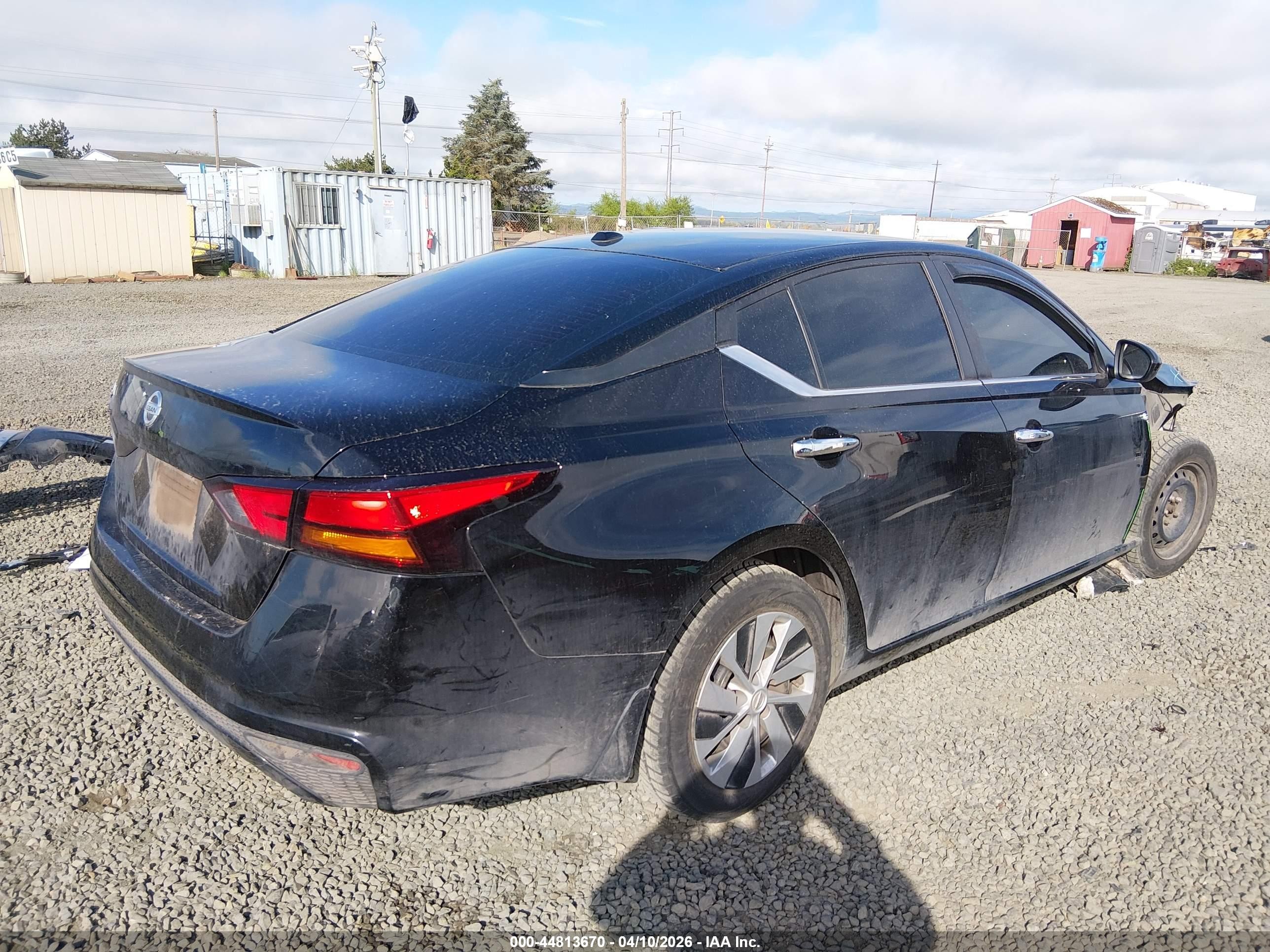 2020 Nissan Altima S Fwd Черный vin: 1N4BL4BVXLC203499