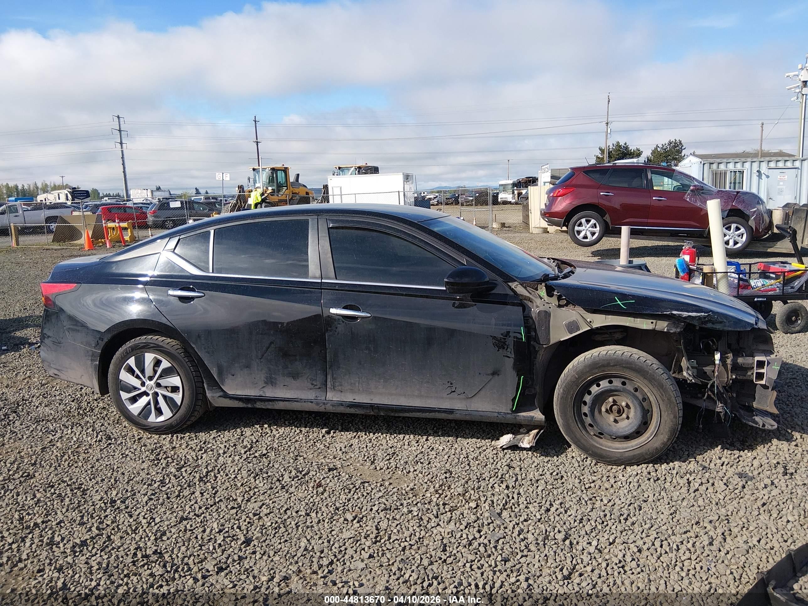 2020 Nissan Altima S Fwd Черный vin: 1N4BL4BVXLC203499