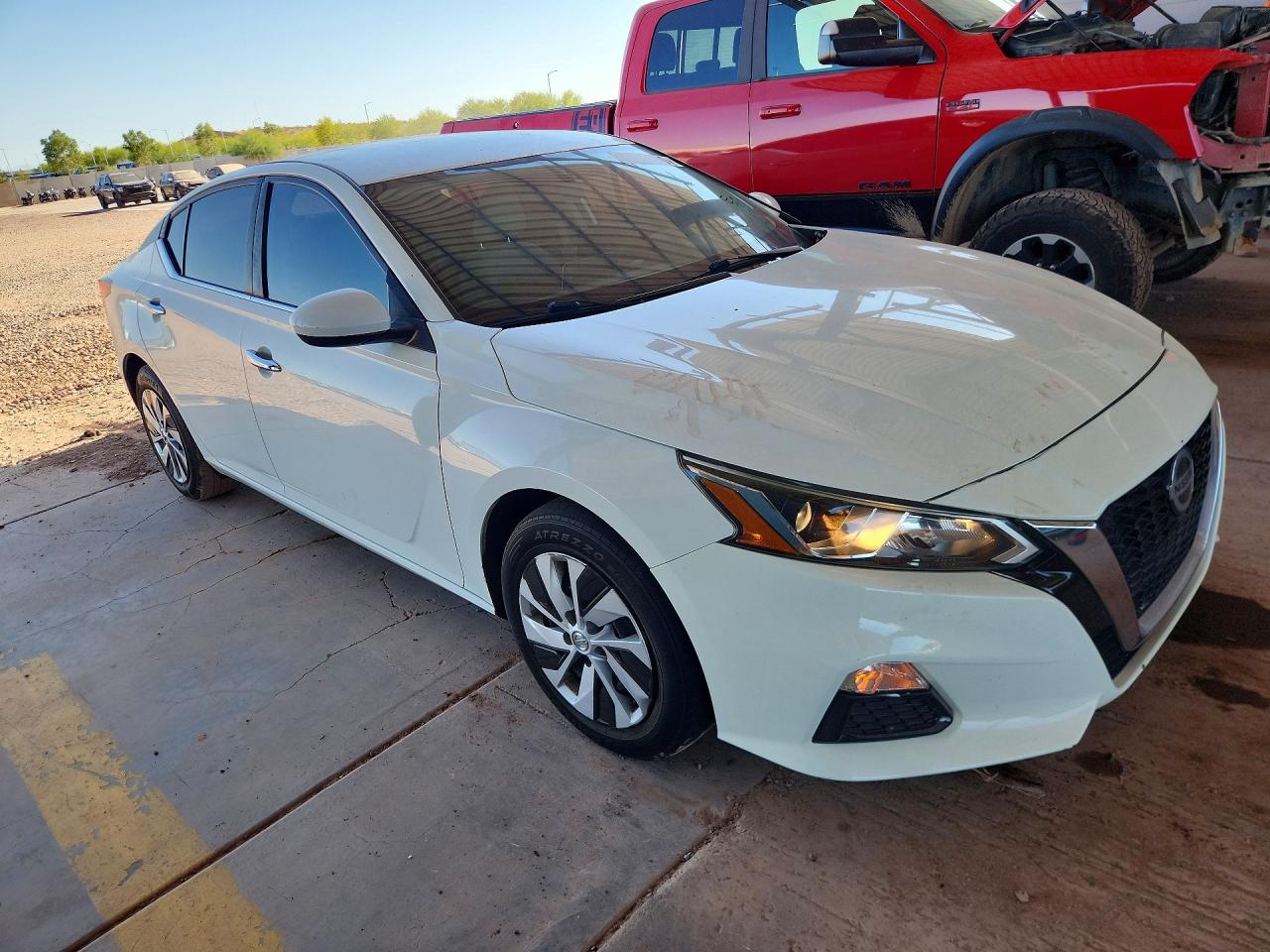 2020 Nissan Altima S Белый vin: 1N4BL4BVXLN322450
