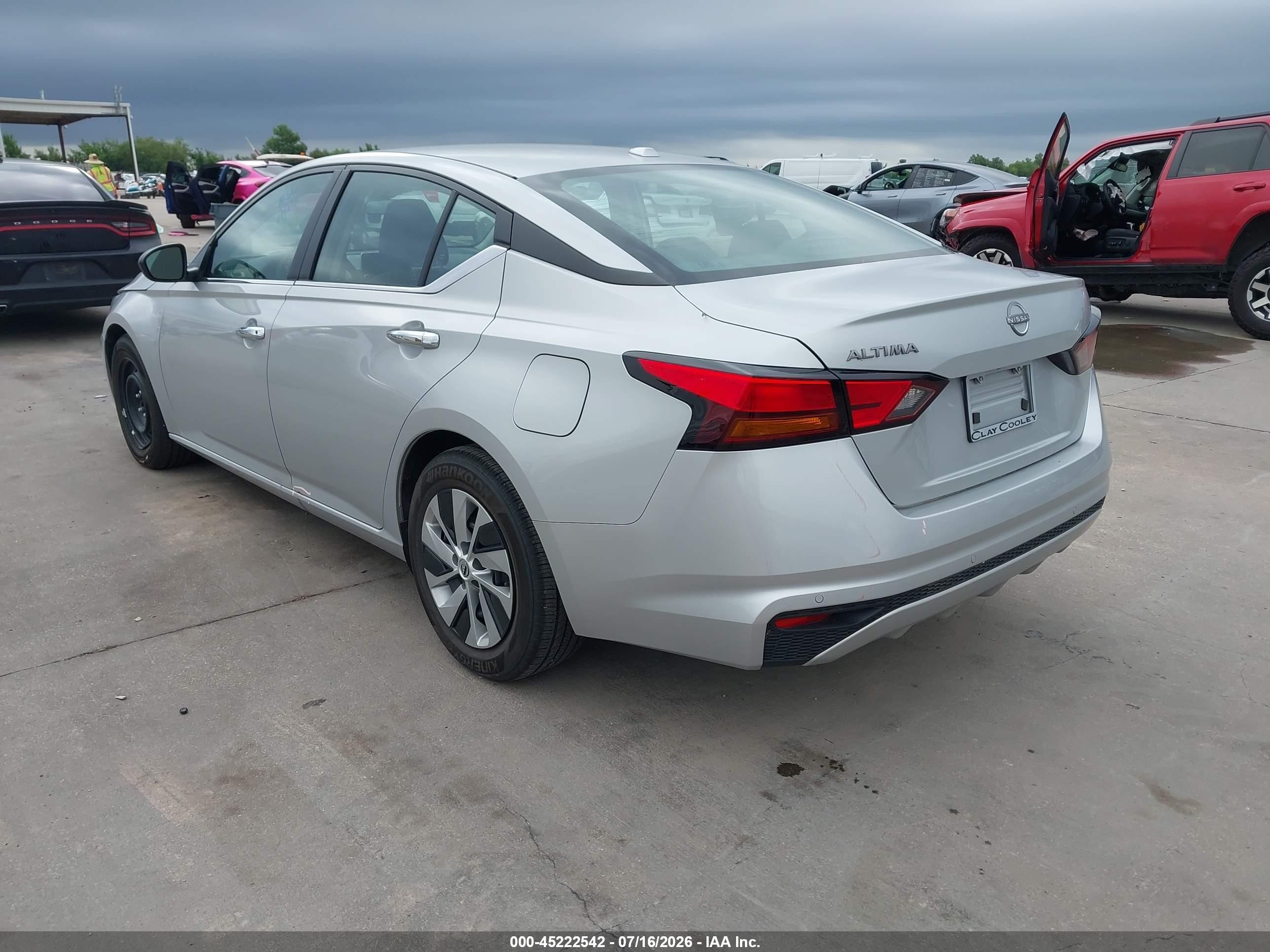 2025 Nissan Altima S Fwd Silver vin: 1N4BL4BVXSN339733