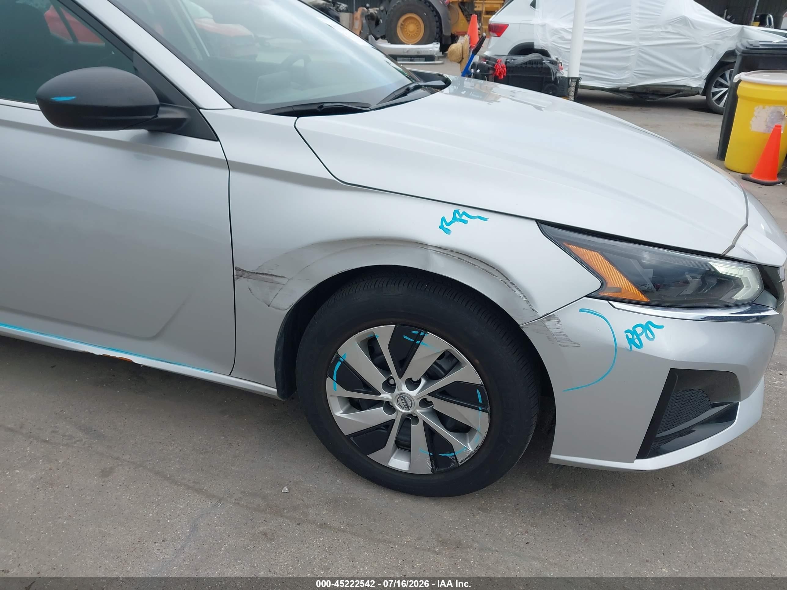 2025 Nissan Altima S Fwd Silver vin: 1N4BL4BVXSN339733