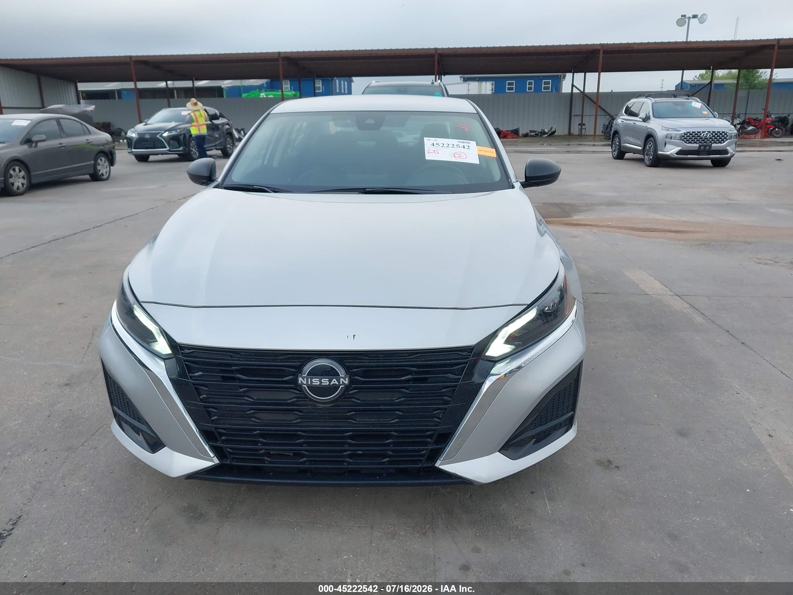 2025 Nissan Altima S Fwd Silver vin: 1N4BL4BVXSN339733