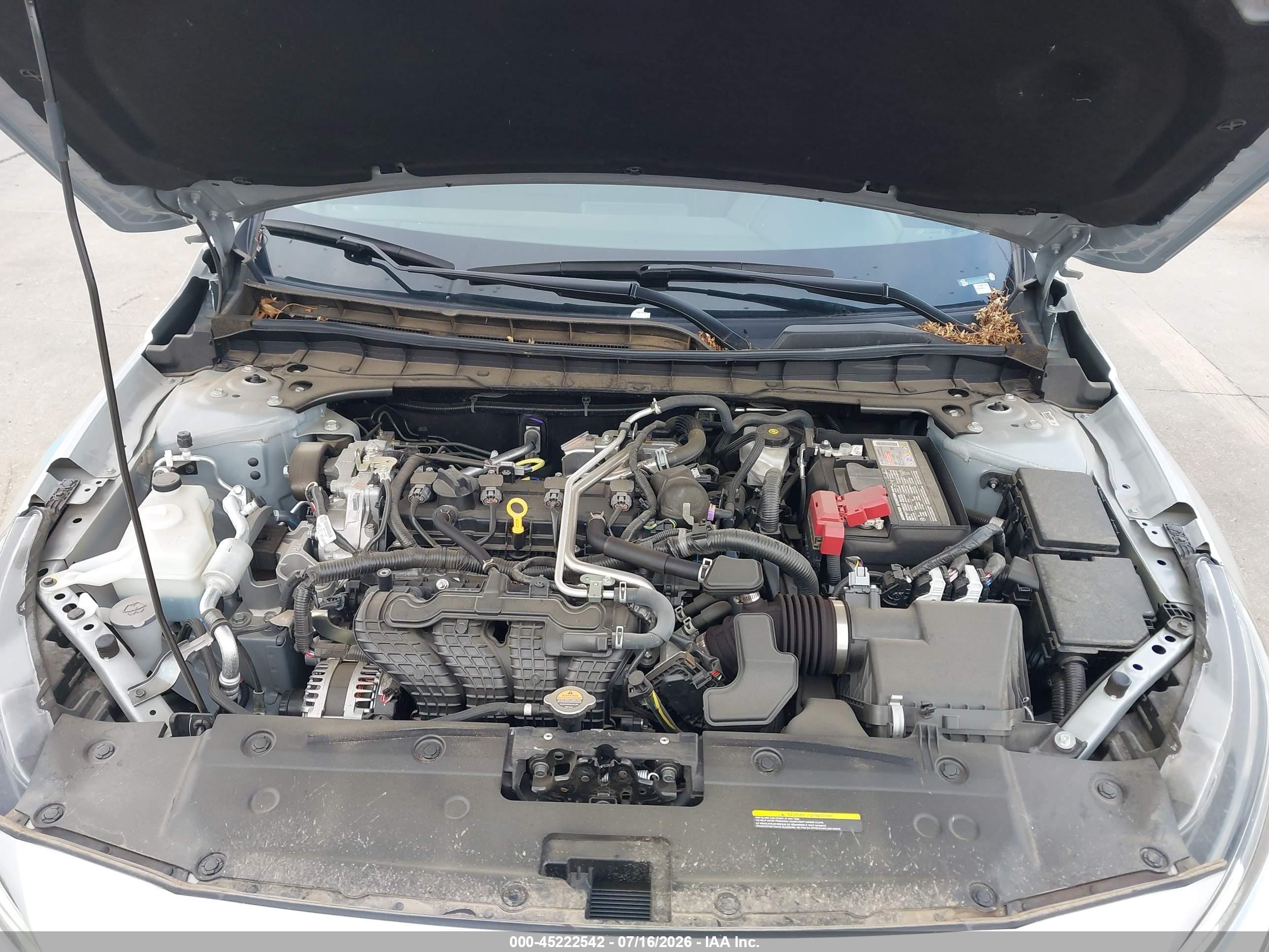 2025 Nissan Altima S Fwd Silver vin: 1N4BL4BVXSN339733