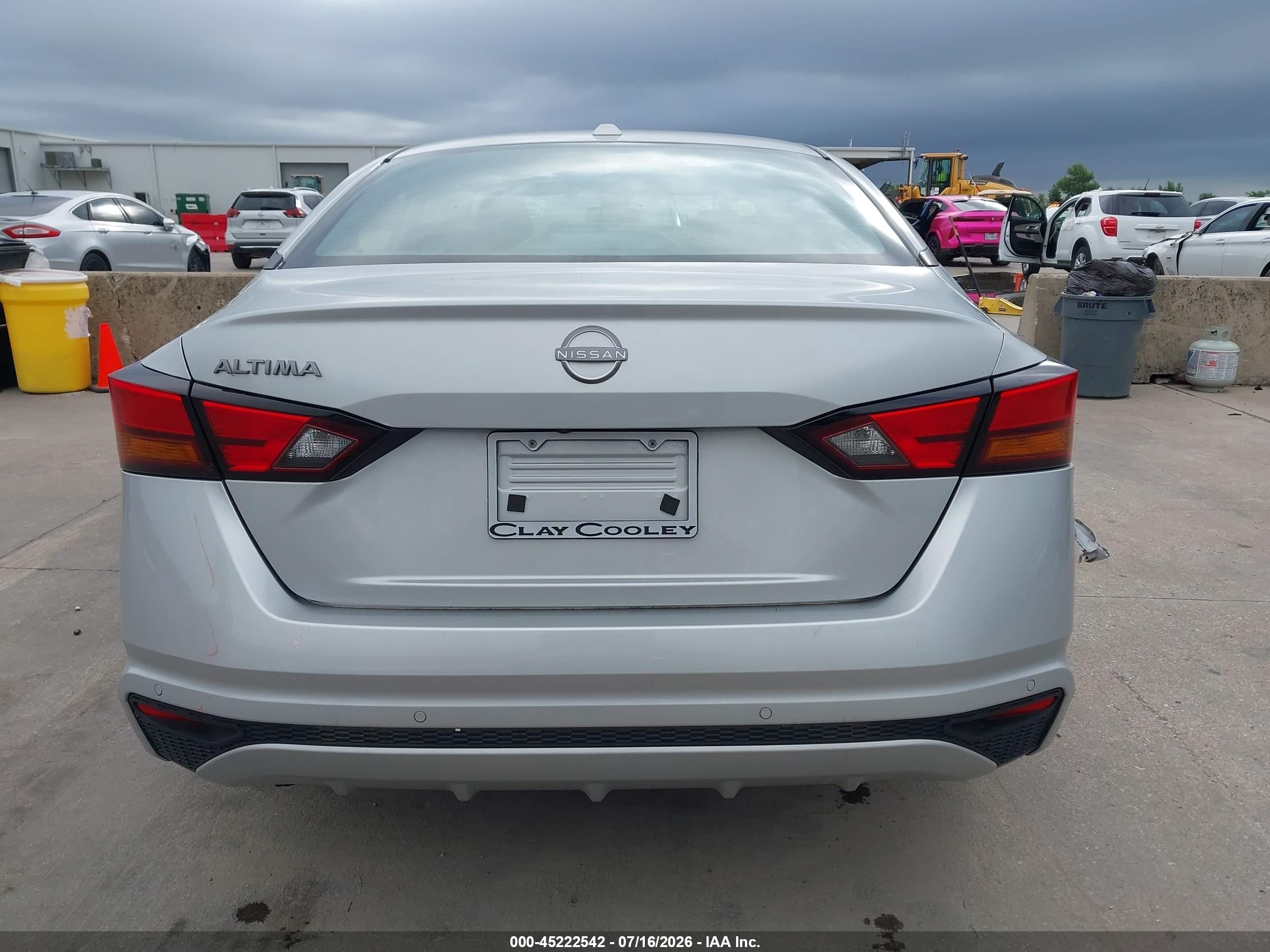 2025 Nissan Altima S Fwd Silver vin: 1N4BL4BVXSN339733