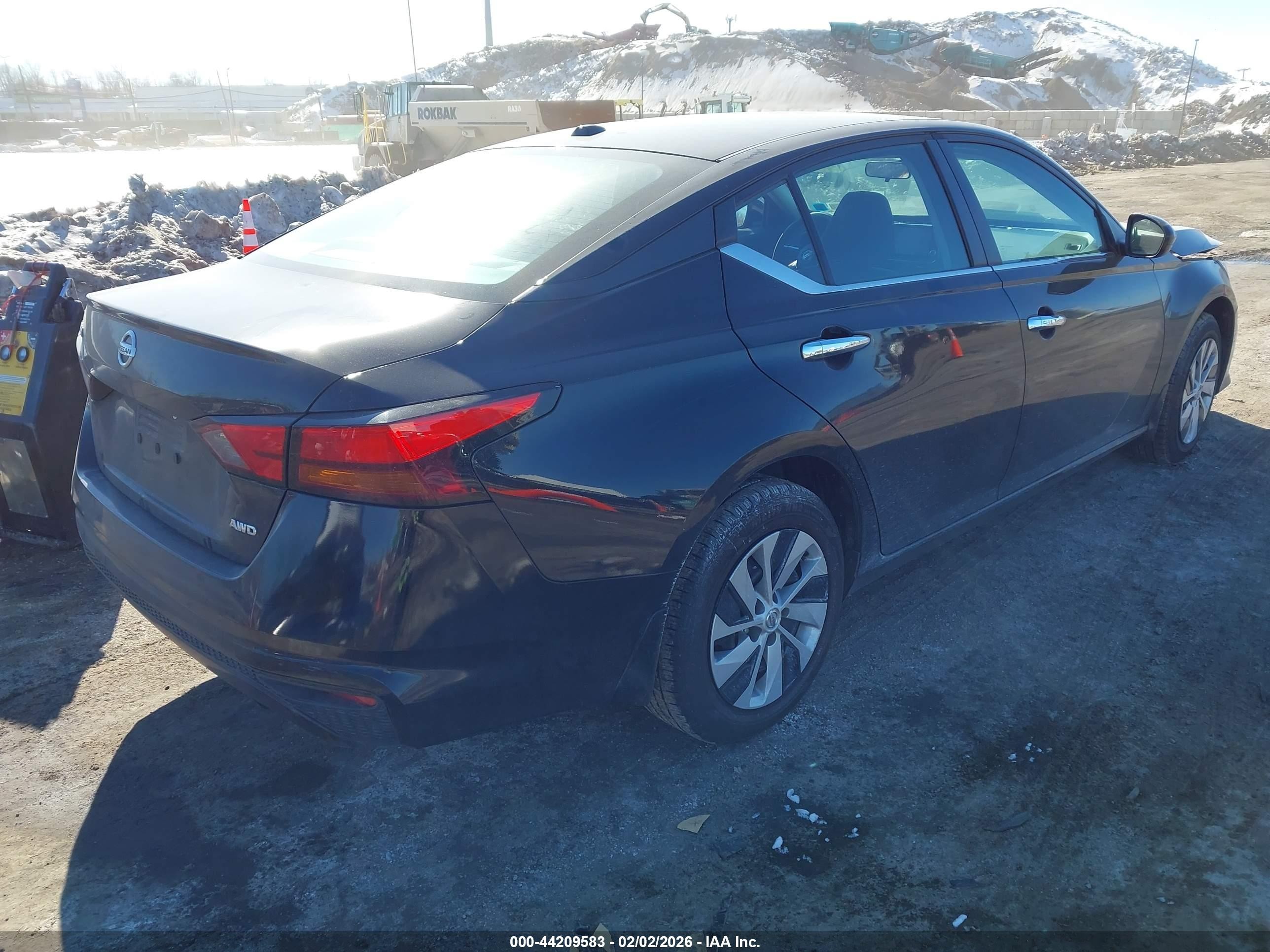 2020 Nissan Altima S Intelligent Awd Black vin: 1N4BL4BW2LC256609