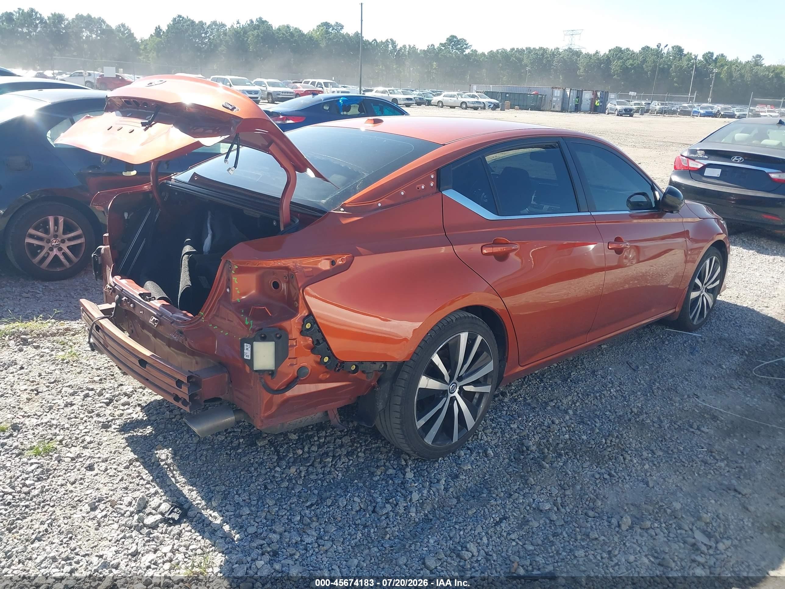 2021 Nissan Altima Sr Fwd Orange vin: 1N4BL4CV0MN329035
