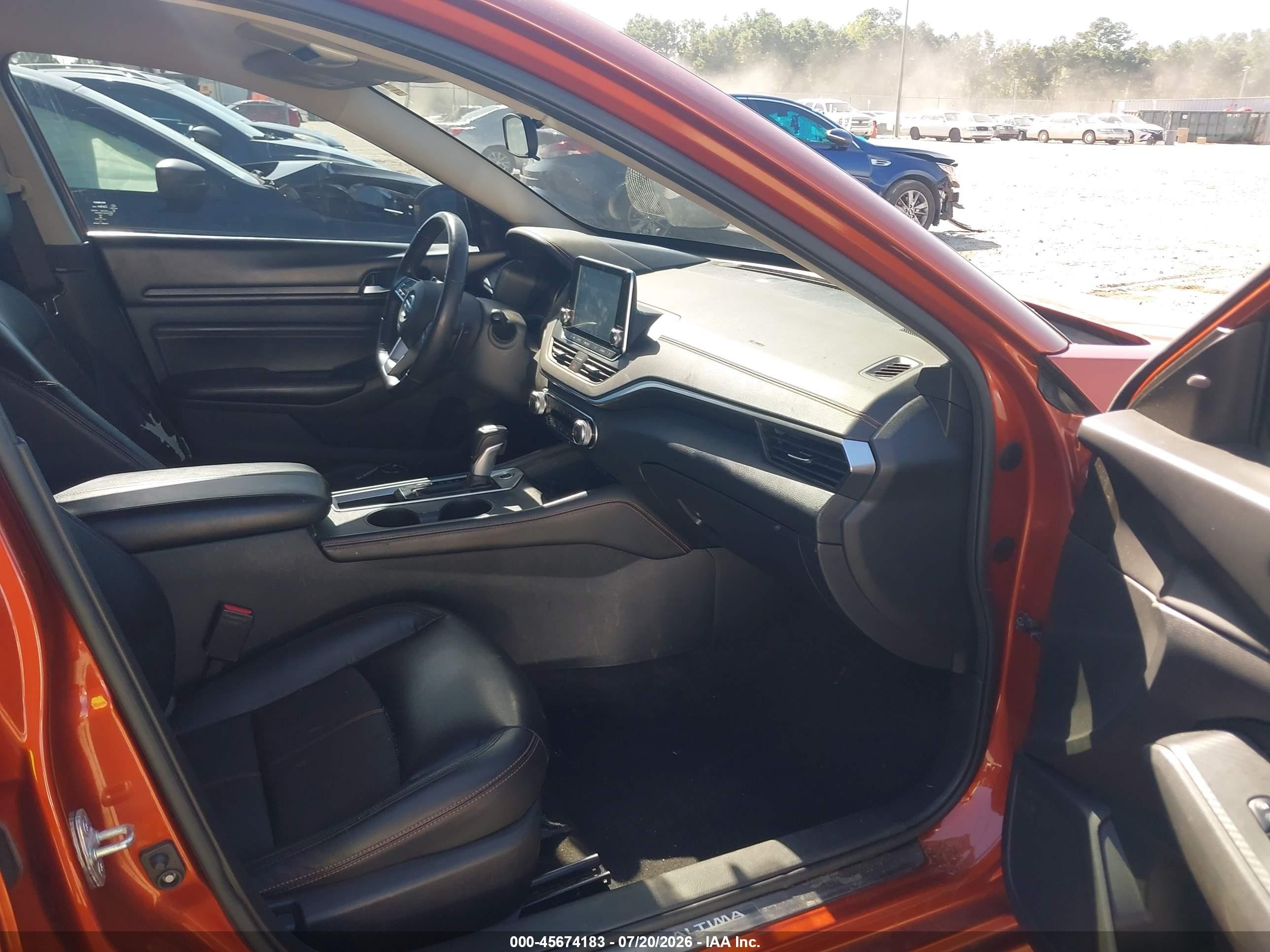 2021 Nissan Altima Sr Fwd Orange vin: 1N4BL4CV0MN329035