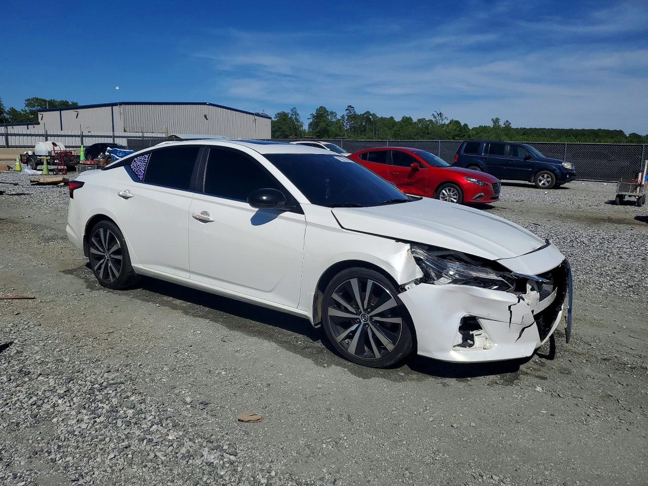 2021 Nissan Altima Sr White vin: 1N4BL4CV0MN341038