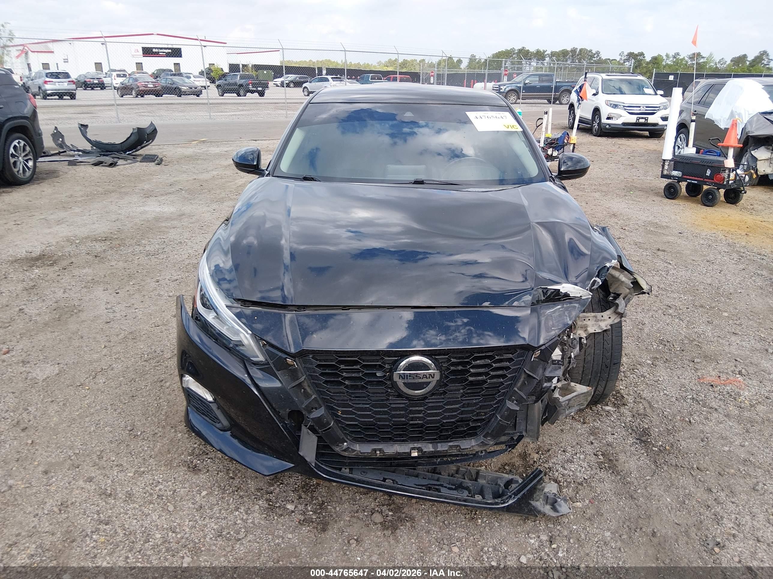 2022 Nissan Altima Sr Fwd Черный vin: 1N4BL4CV0NN406259