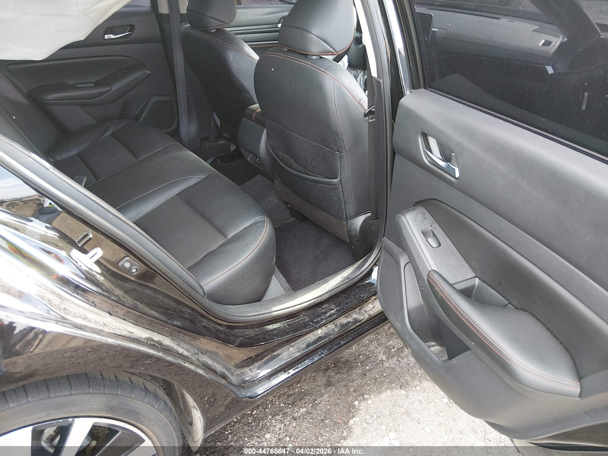 2022 Nissan Altima Sr Fwd Черный vin: 1N4BL4CV0NN406259