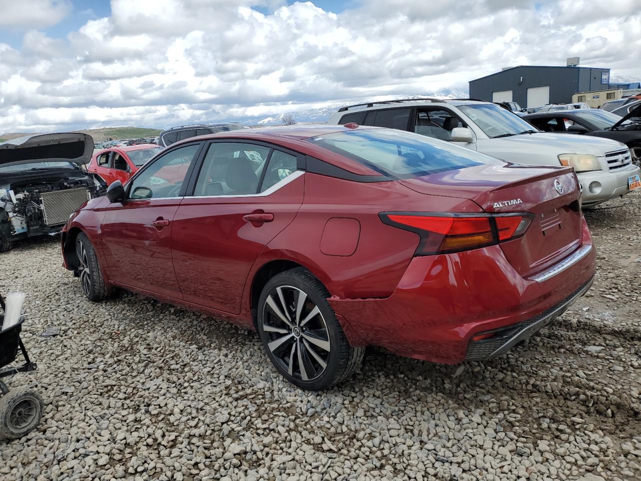 2022 Nissan Altima Sr Red vin: 1N4BL4CV0NN422316