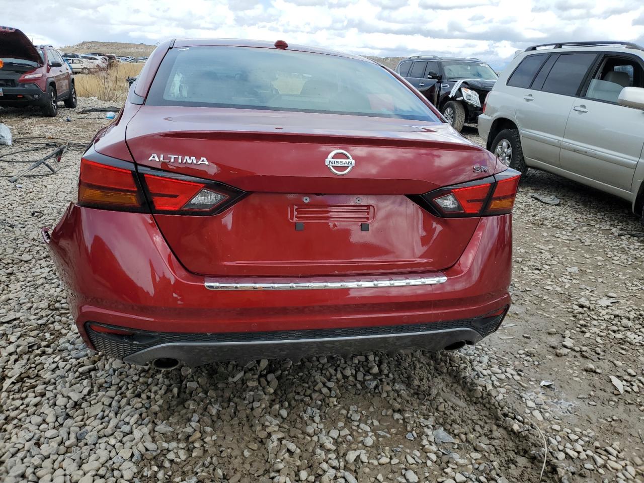 2022 Nissan Altima Sr Red vin: 1N4BL4CV0NN422316