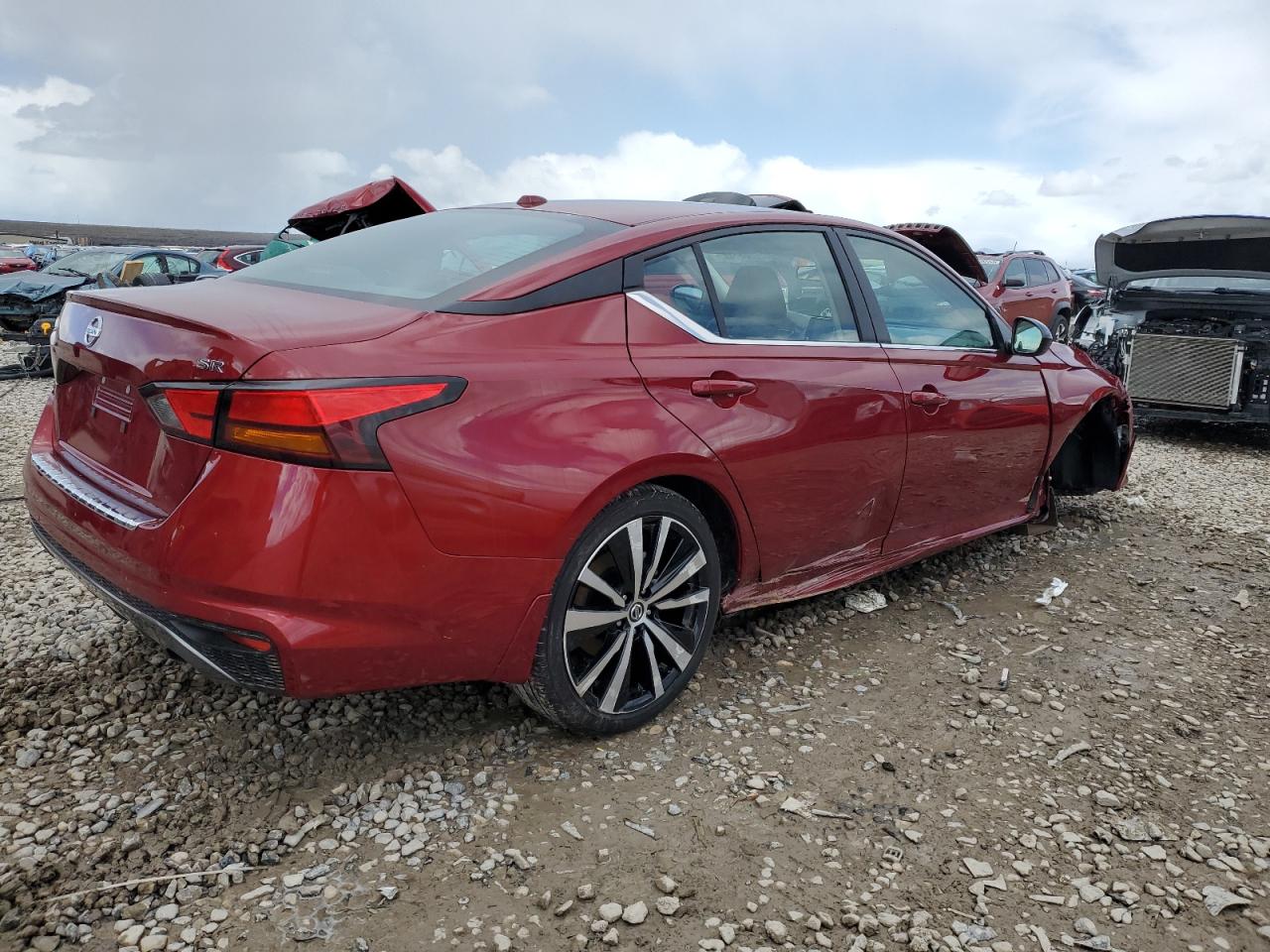 2022 Nissan Altima Sr Red vin: 1N4BL4CV0NN422316