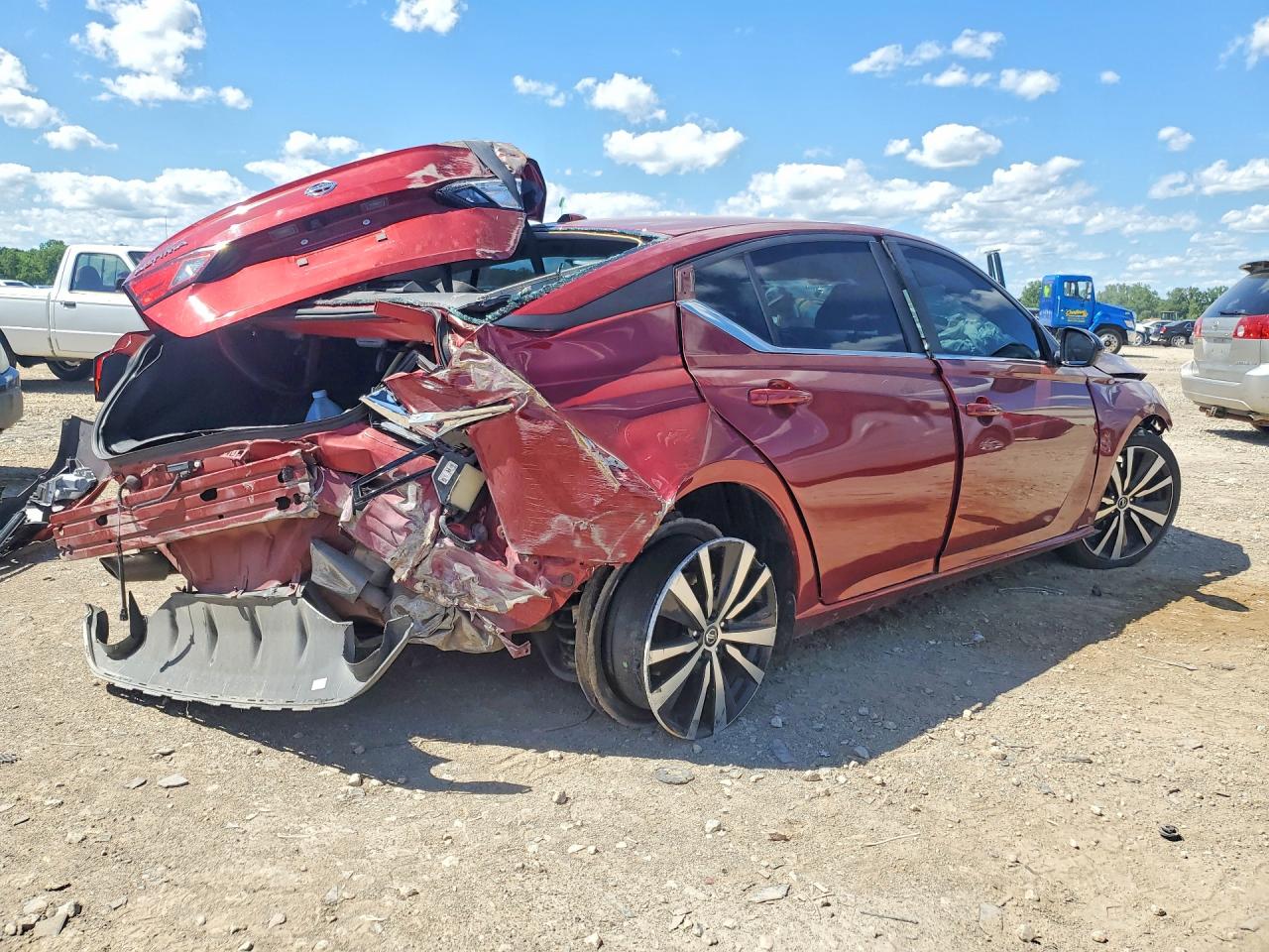 2022 Nissan Altima Sr Burgundy vin: 1N4BL4CV0NN422316