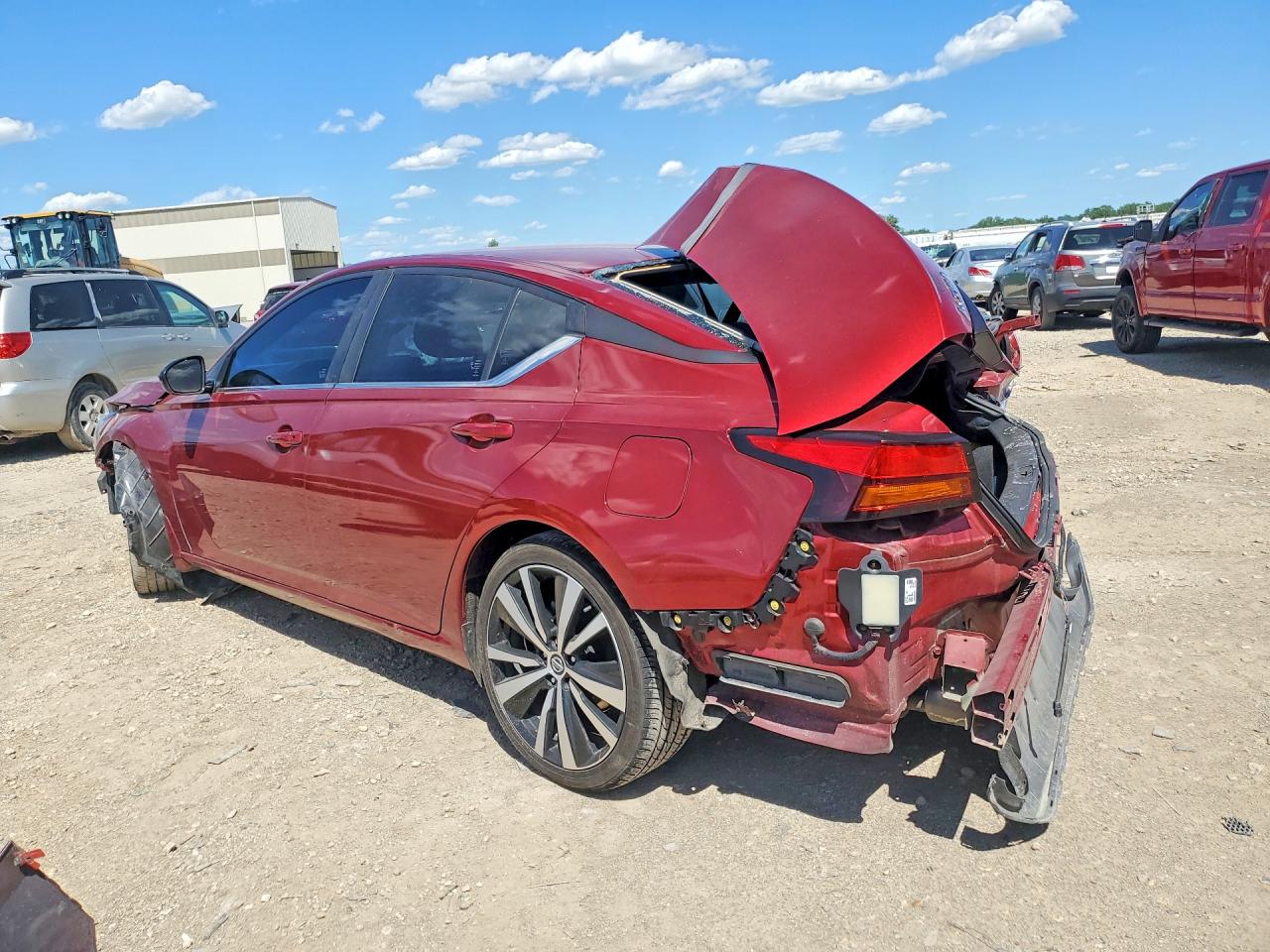 2022 Nissan Altima Sr Burgundy vin: 1N4BL4CV0NN422316