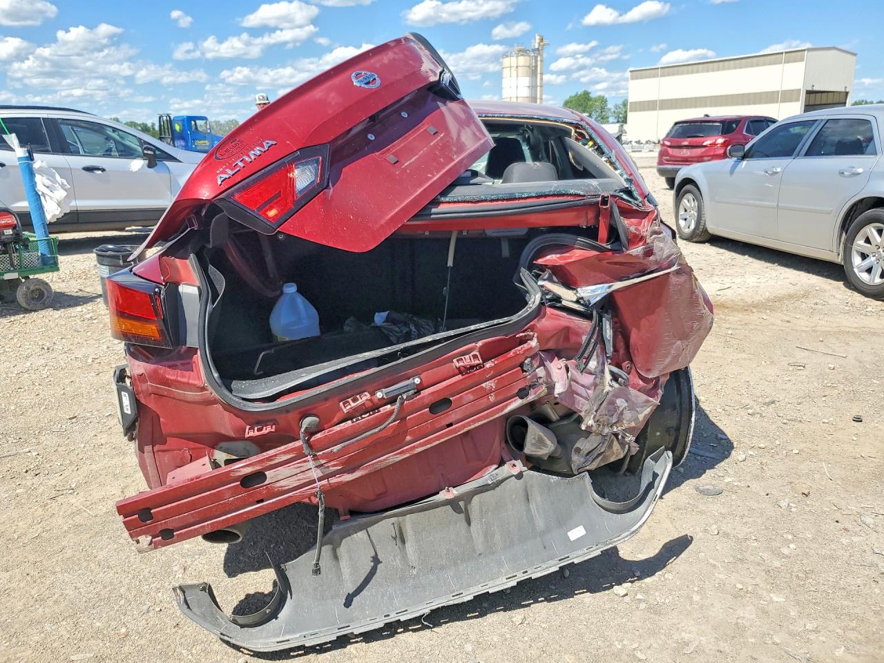 2022 Nissan Altima Sr Burgundy vin: 1N4BL4CV0NN422316