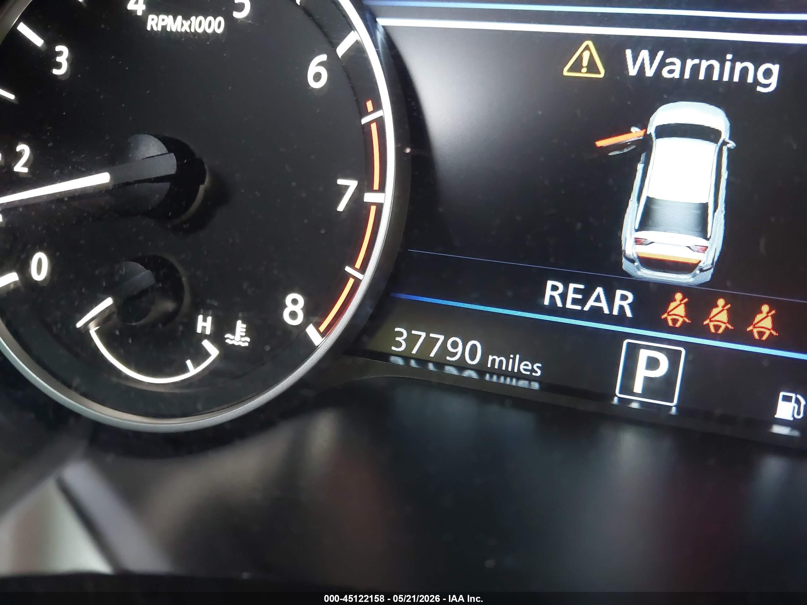 2024 Nissan Altima Sr Fwd Серый vin: 1N4BL4CV1RN395021
