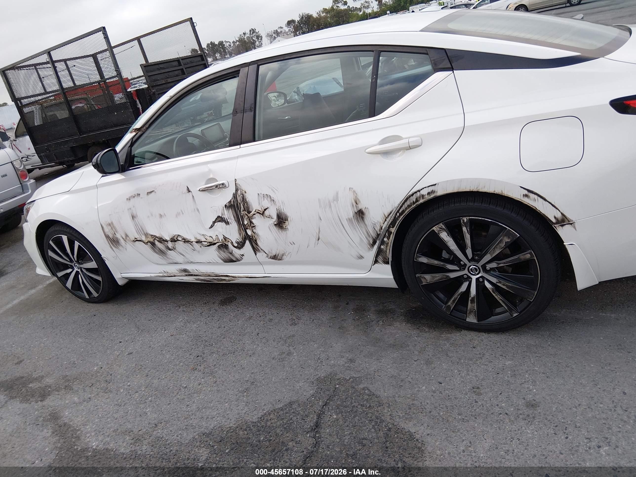 2021 Nissan Altima Sr Fwd White vin: 1N4BL4CV2MN394128