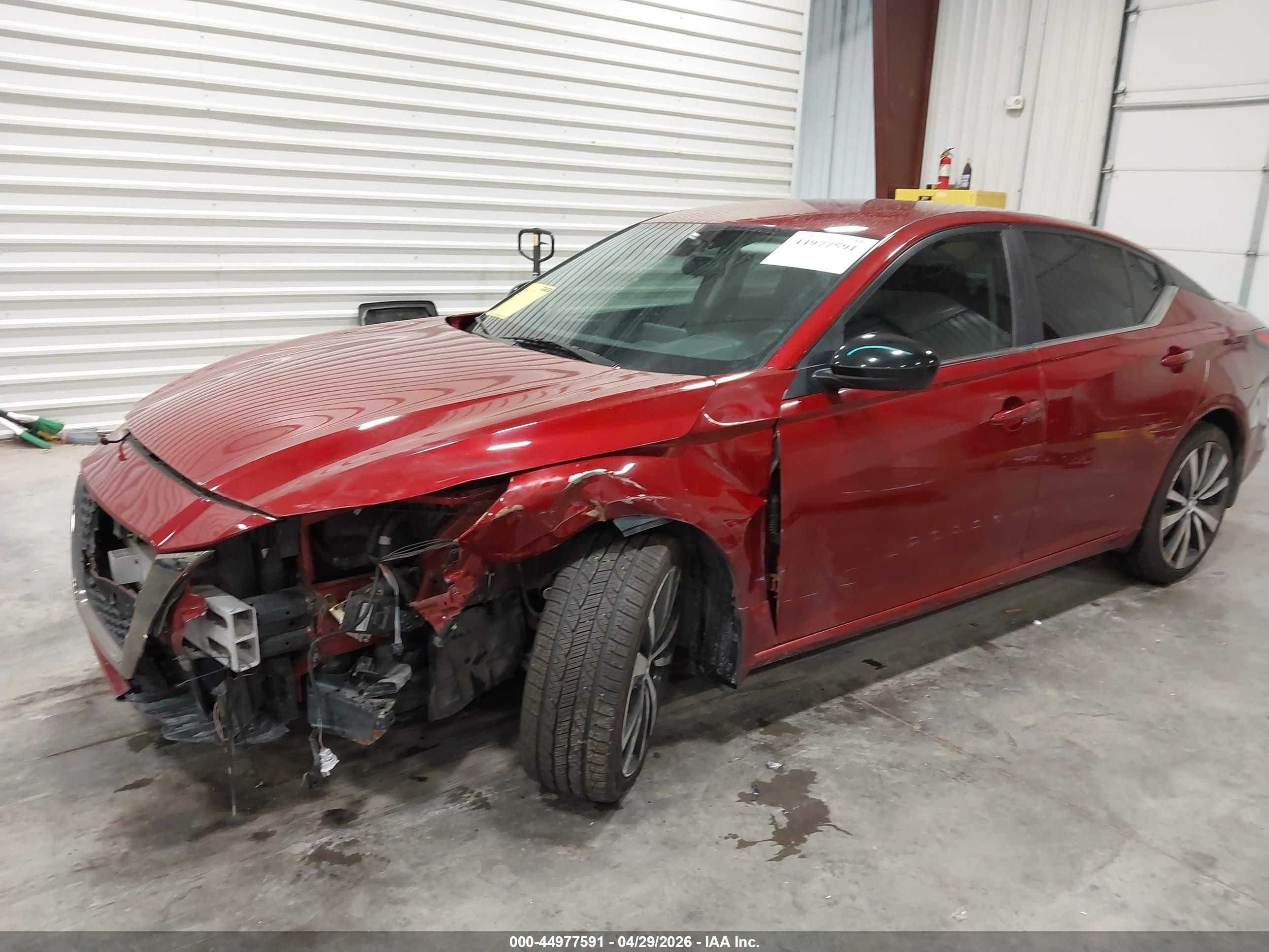2022 Nissan Altima Sr Fwd Красный vin: 1N4BL4CV2NN348509