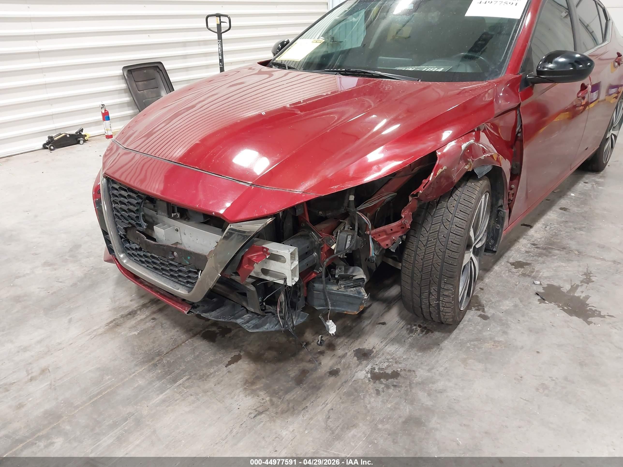 2022 Nissan Altima Sr Fwd Красный vin: 1N4BL4CV2NN348509