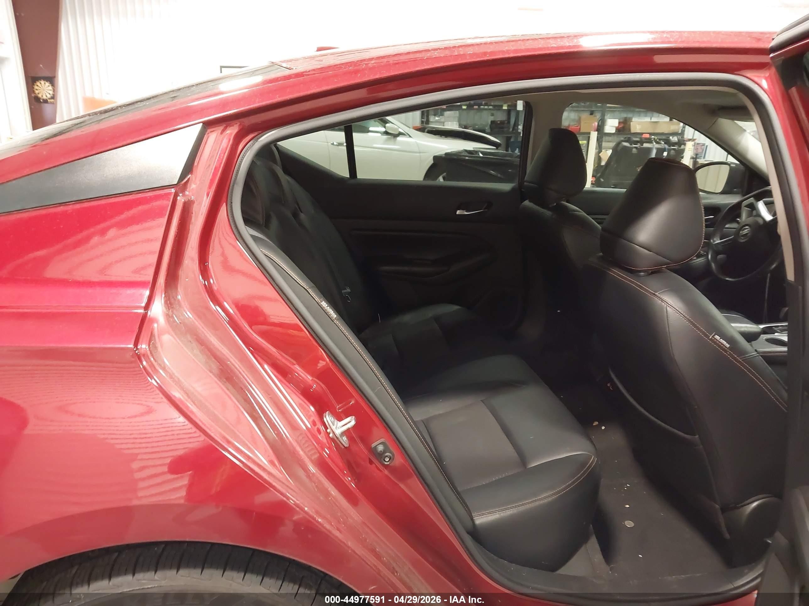2022 Nissan Altima Sr Fwd Красный vin: 1N4BL4CV2NN348509
