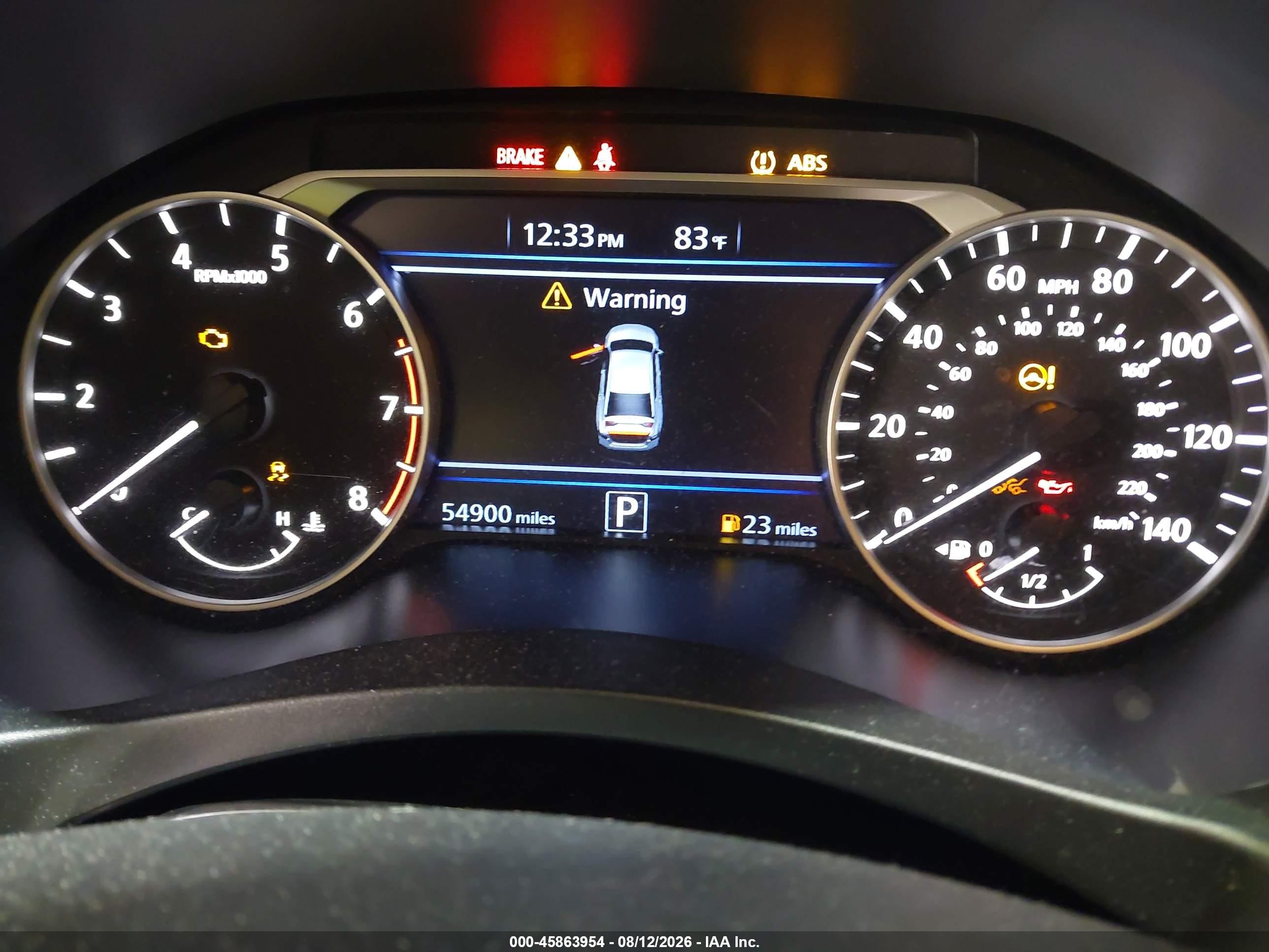 2019 Nissan Altima 2.5 Sr Burgundy vin: 1N4BL4CV3KC117545