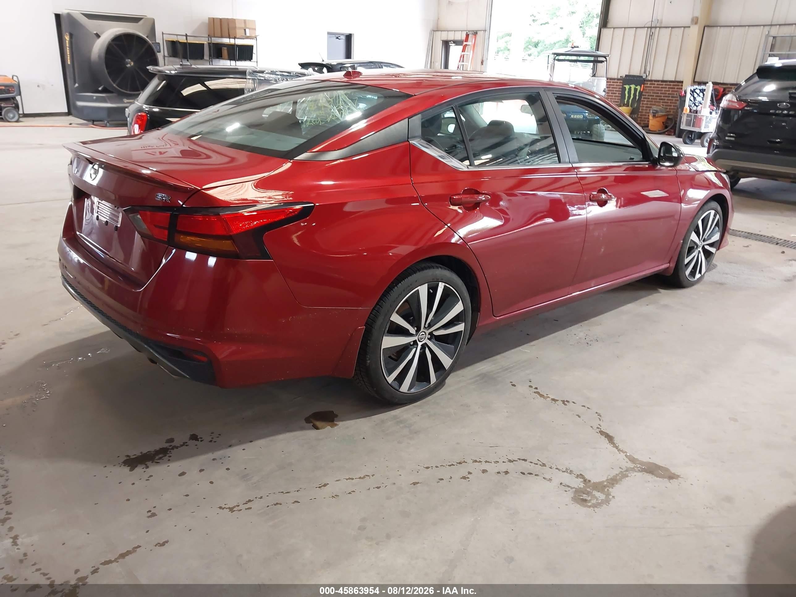 2019 Nissan Altima 2.5 Sr Burgundy vin: 1N4BL4CV3KC117545