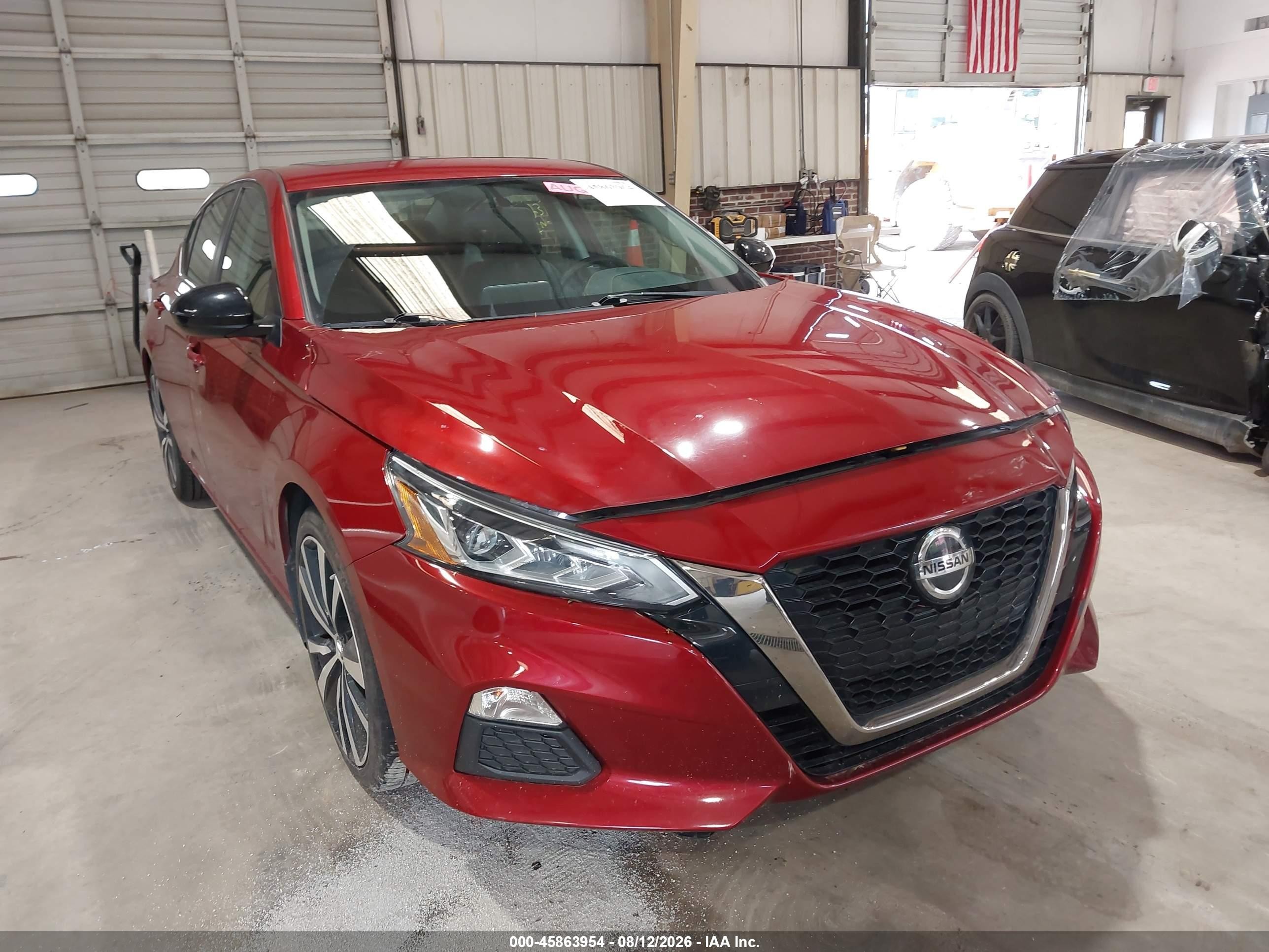2019 Nissan Altima 2.5 Sr Burgundy vin: 1N4BL4CV3KC117545
