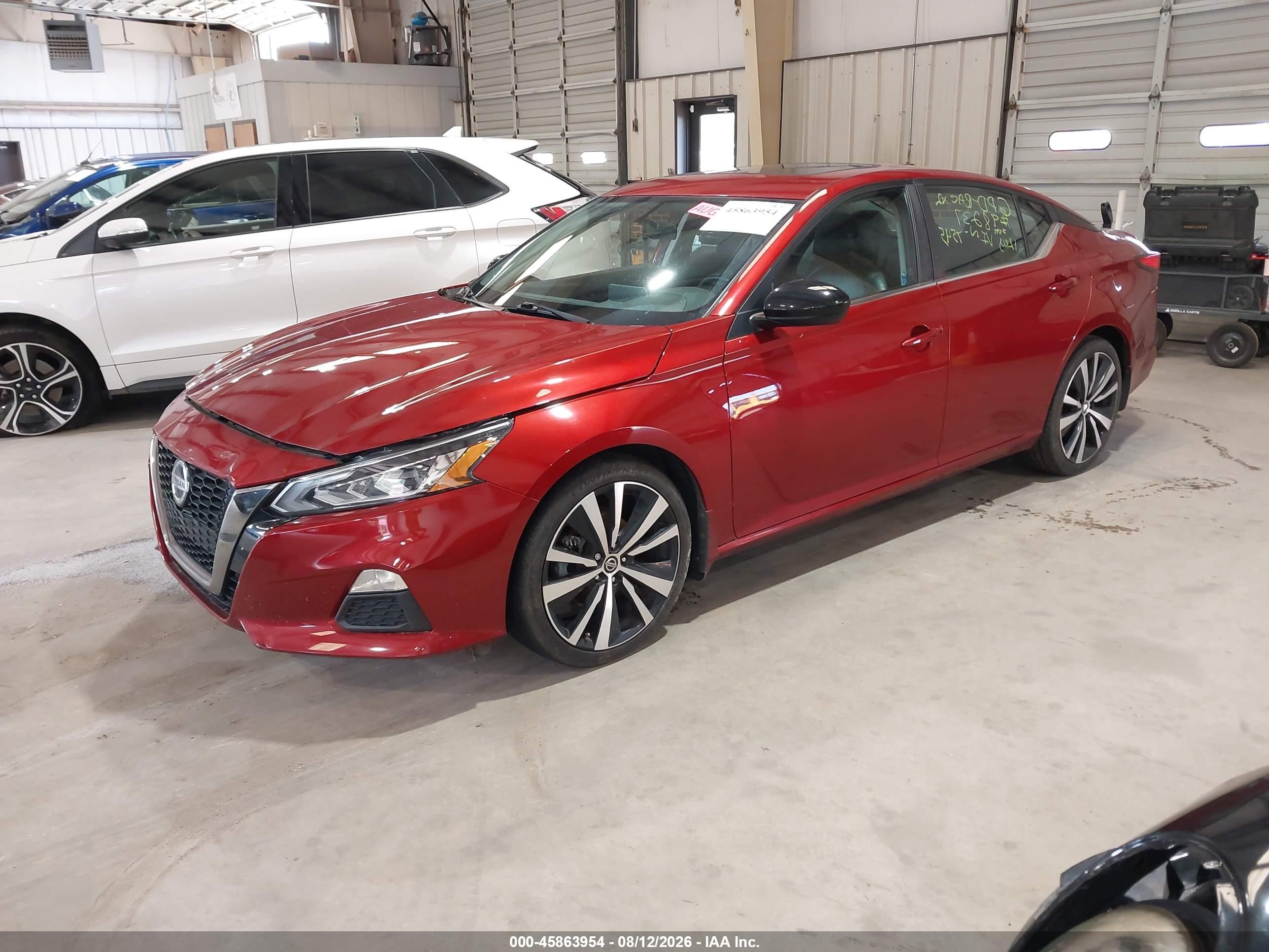 2019 Nissan Altima 2.5 Sr Burgundy vin: 1N4BL4CV3KC117545