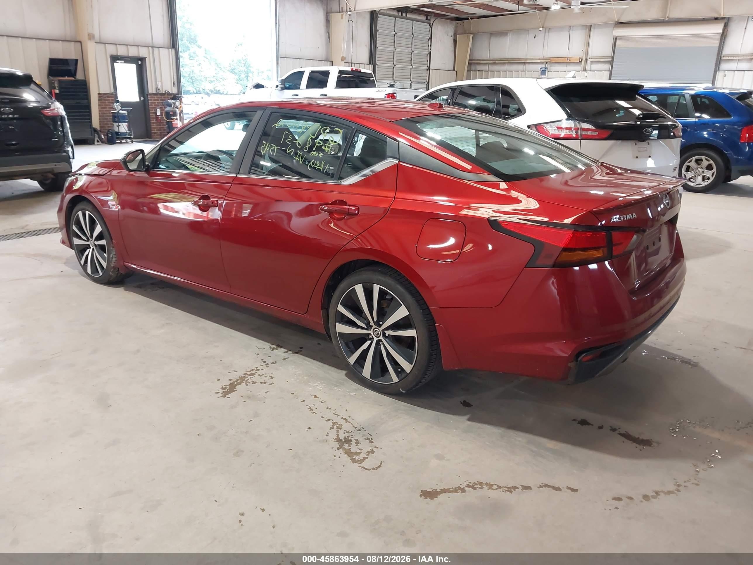 2019 Nissan Altima 2.5 Sr Burgundy vin: 1N4BL4CV3KC117545
