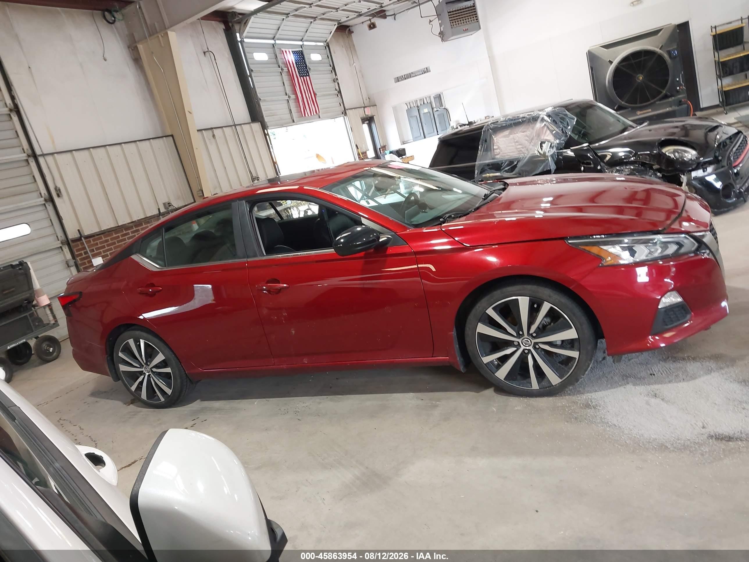2019 Nissan Altima 2.5 Sr Burgundy vin: 1N4BL4CV3KC117545