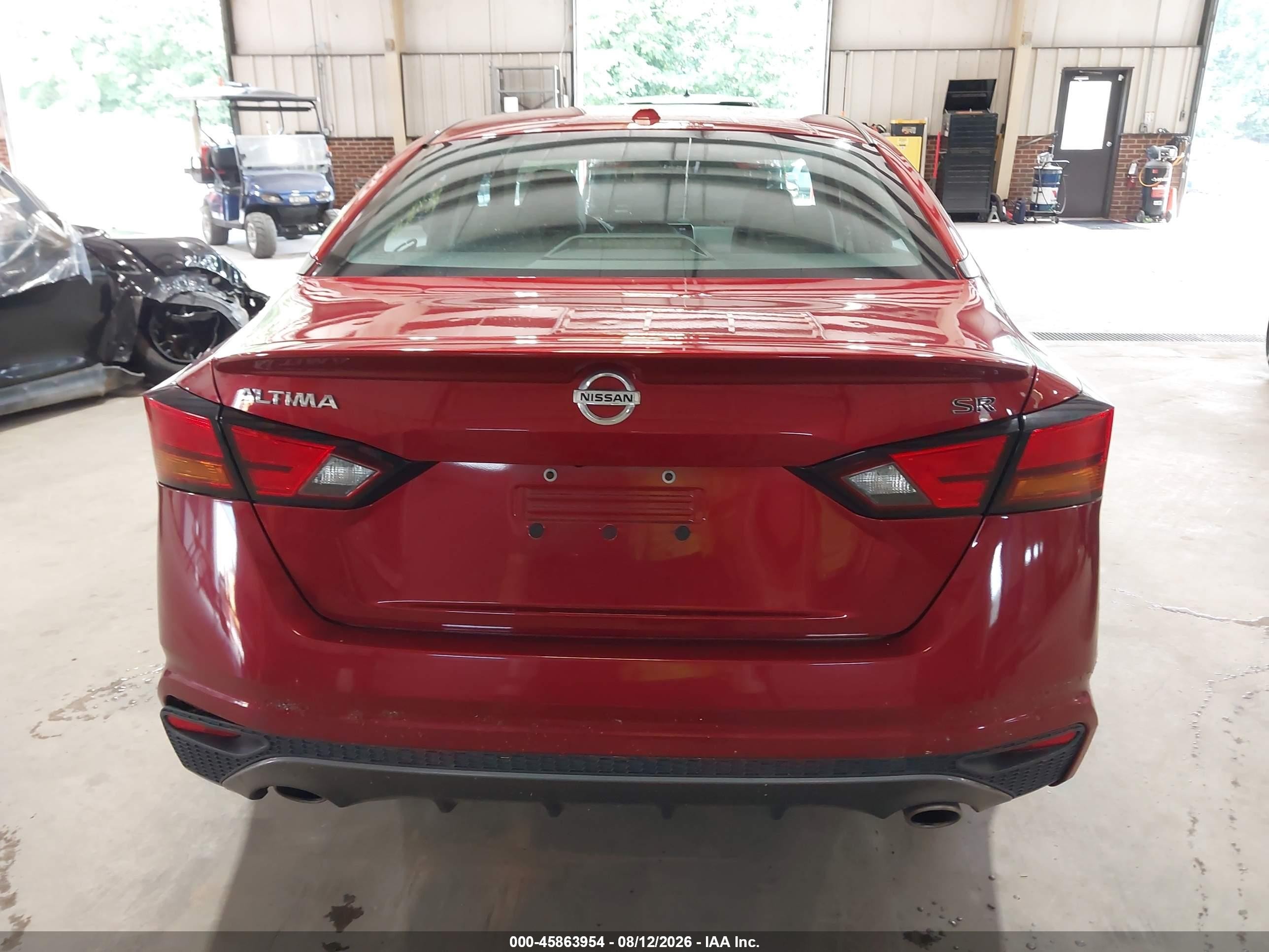 2019 Nissan Altima 2.5 Sr Burgundy vin: 1N4BL4CV3KC117545