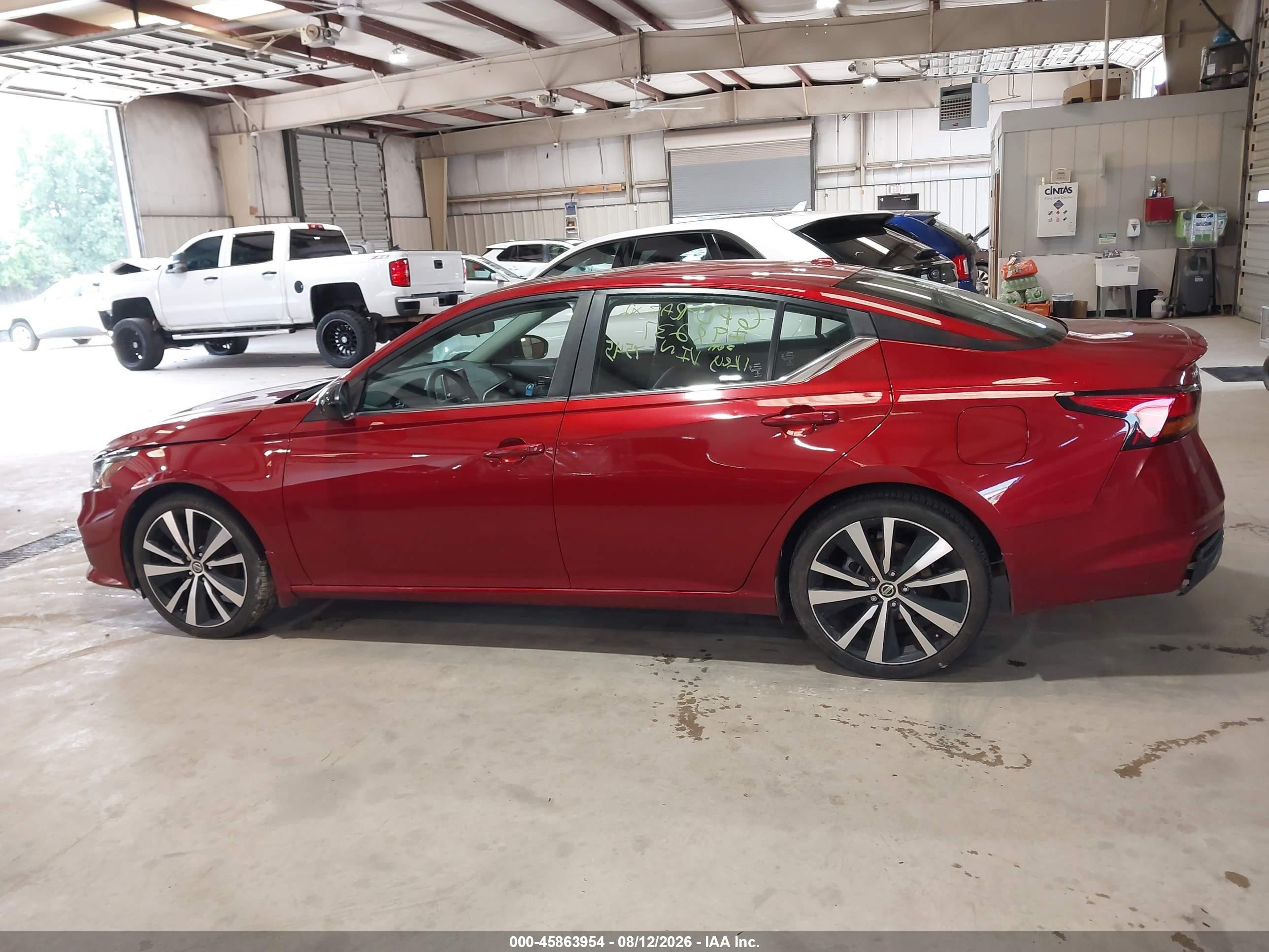 2019 Nissan Altima 2.5 Sr Burgundy vin: 1N4BL4CV3KC117545