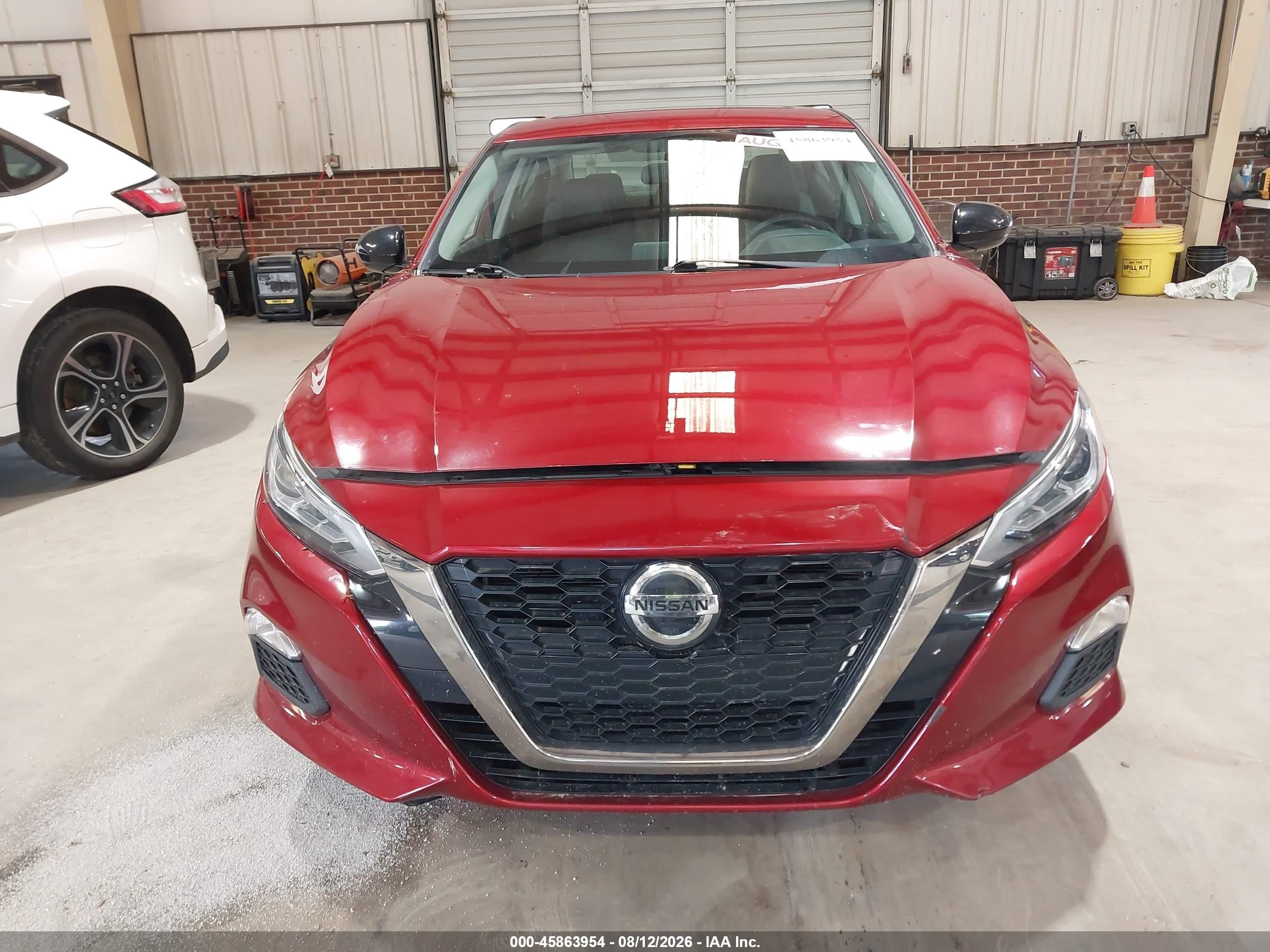 2019 Nissan Altima 2.5 Sr Burgundy vin: 1N4BL4CV3KC117545