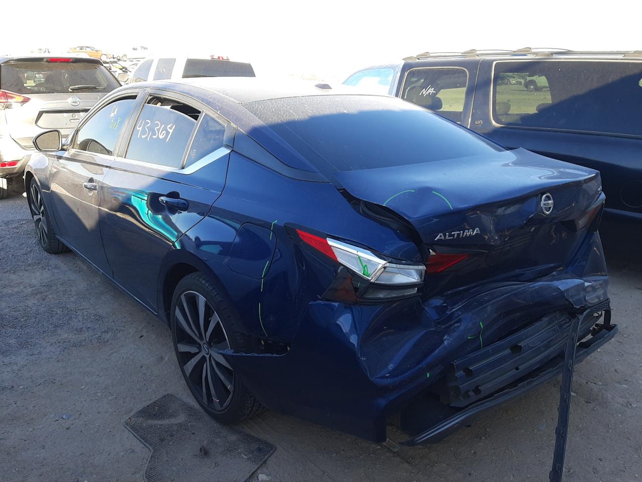 2019 Nissan Altima Sr Blue vin: 1N4BL4CV3KC206192